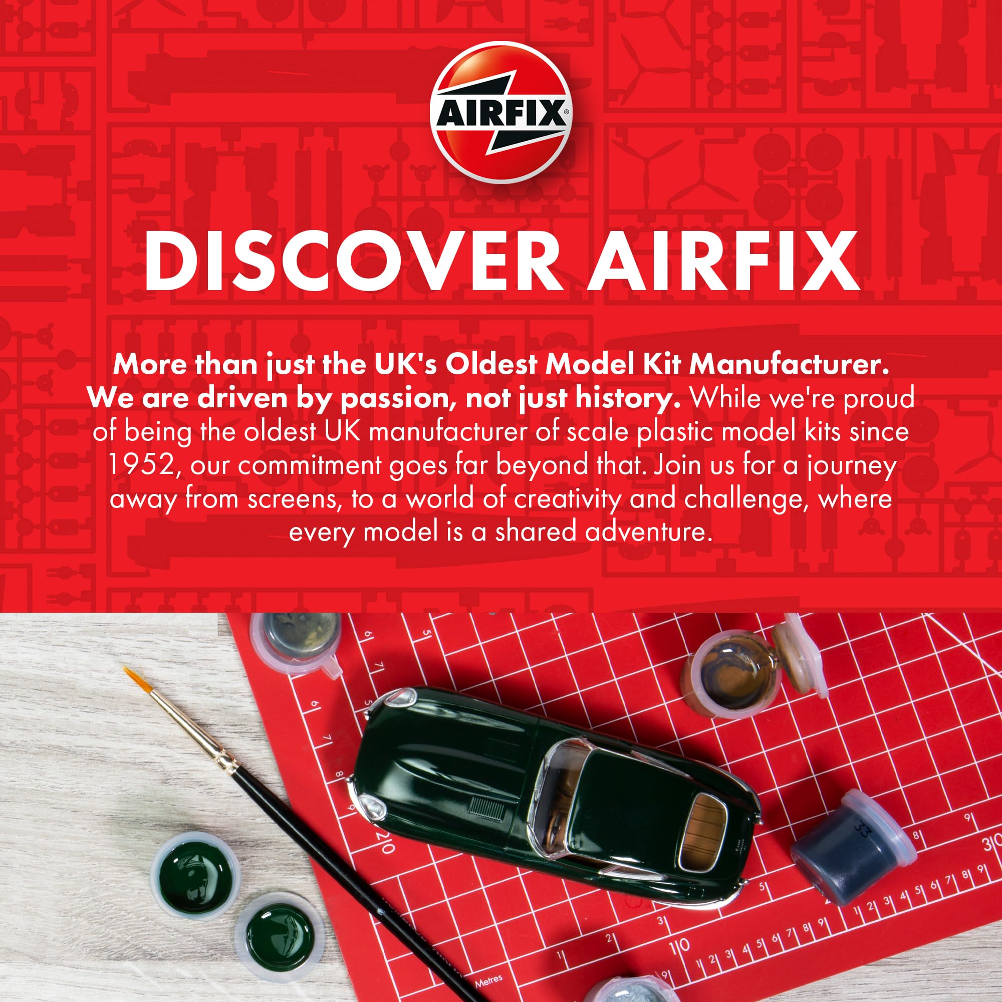 Airfix Vintage Classic 1/76 Churchill Mk.VII Tank Model Kit - 104 Piece Building Set for Ages 8+ 5