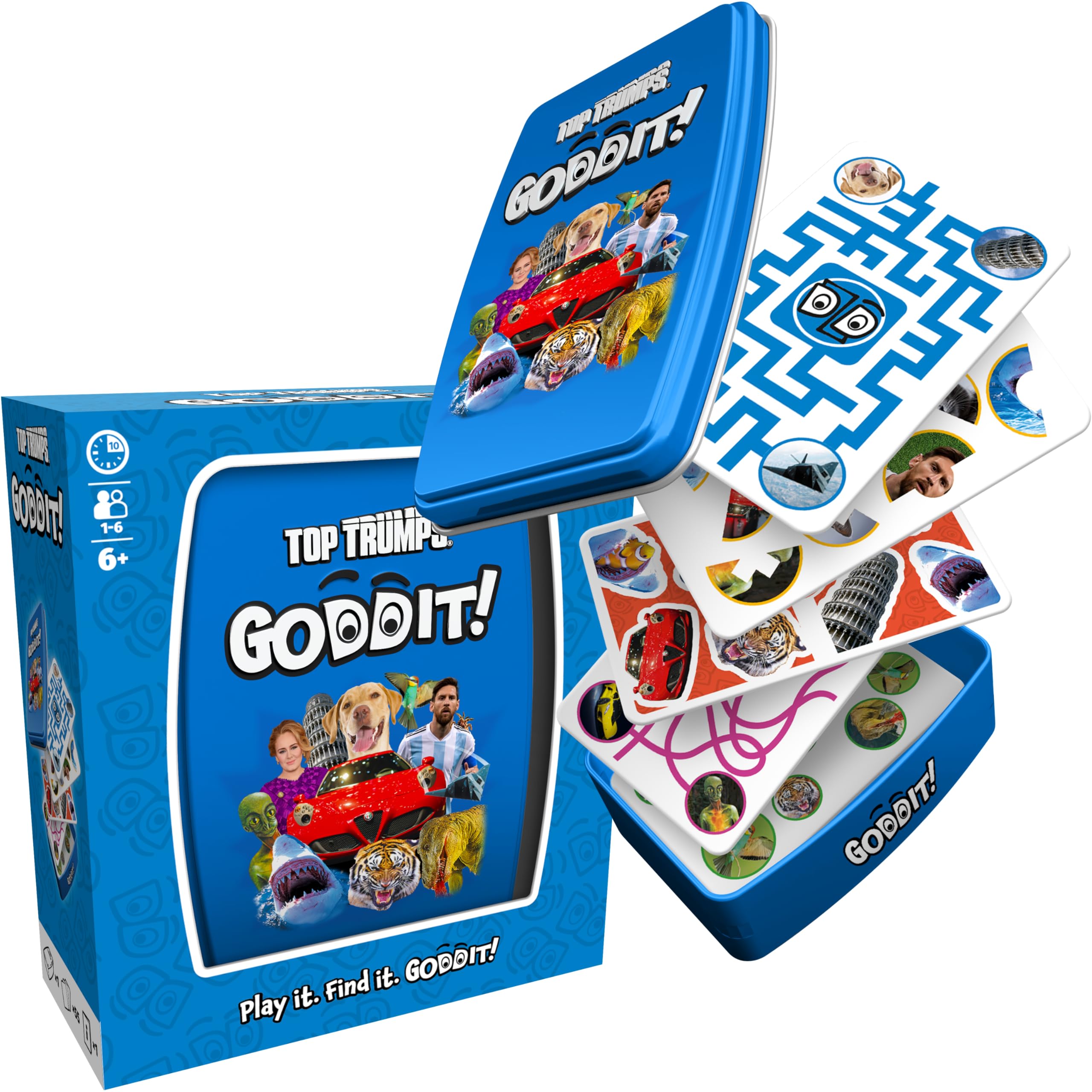 Top Trumps Goddit! Card Game - Five Games in One | Portable Metal Tin | Unisex Children 1