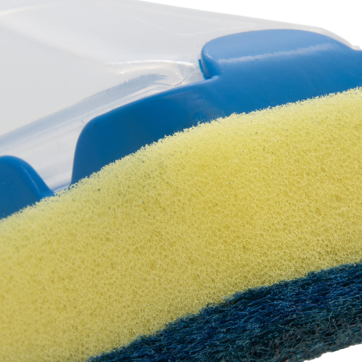 Spontex Dishmop Refillable Washing Up Brush with Soap Dispenser - Blue