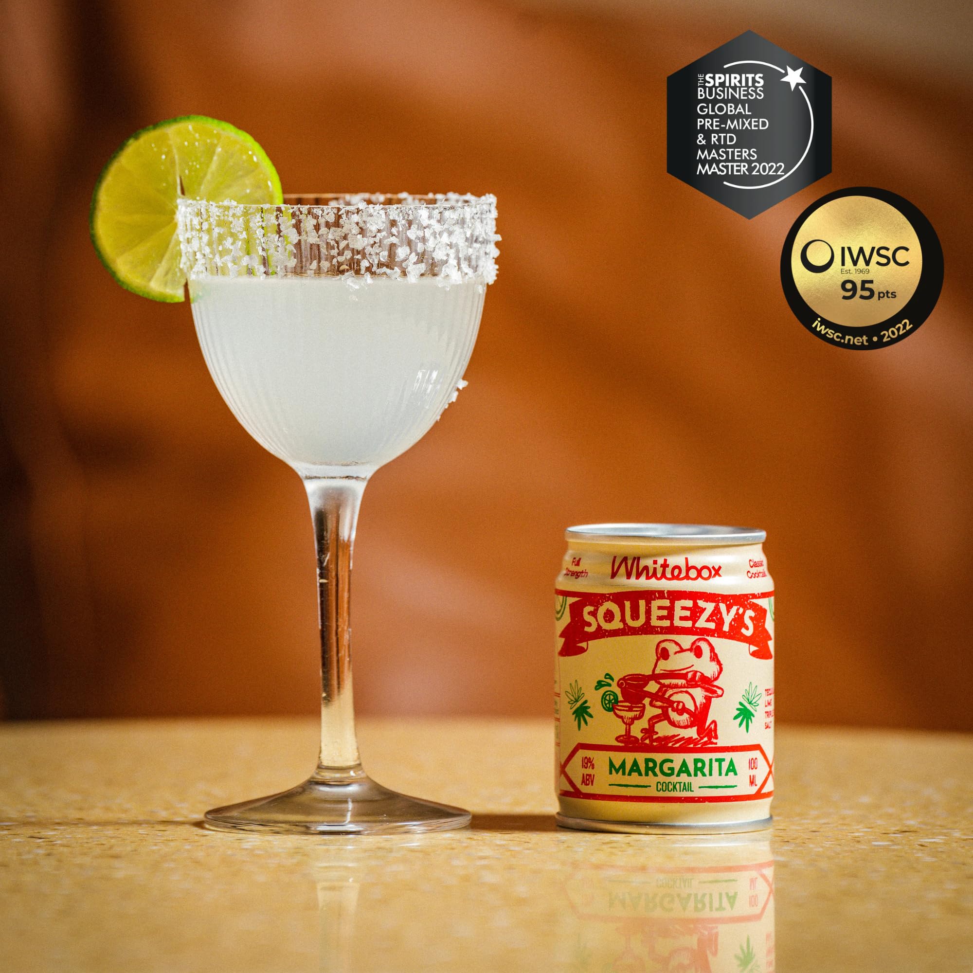 WHITEBOX COCKTAILS Squeezy’s Margarita Single Serve Premixed Cocktail | 19% ABV | 100ml Can 3