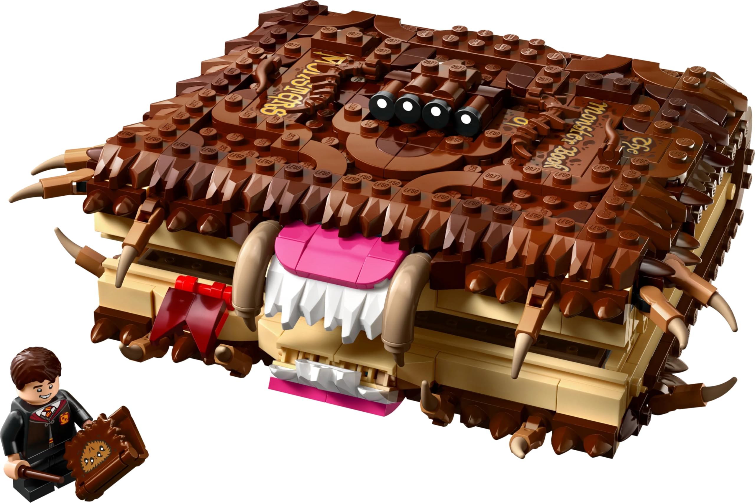 LEGO Harry Potter Chomping Monster Book of Monsters 76449 - Interactive Pull-Back Building Set for Kids 9+ 4