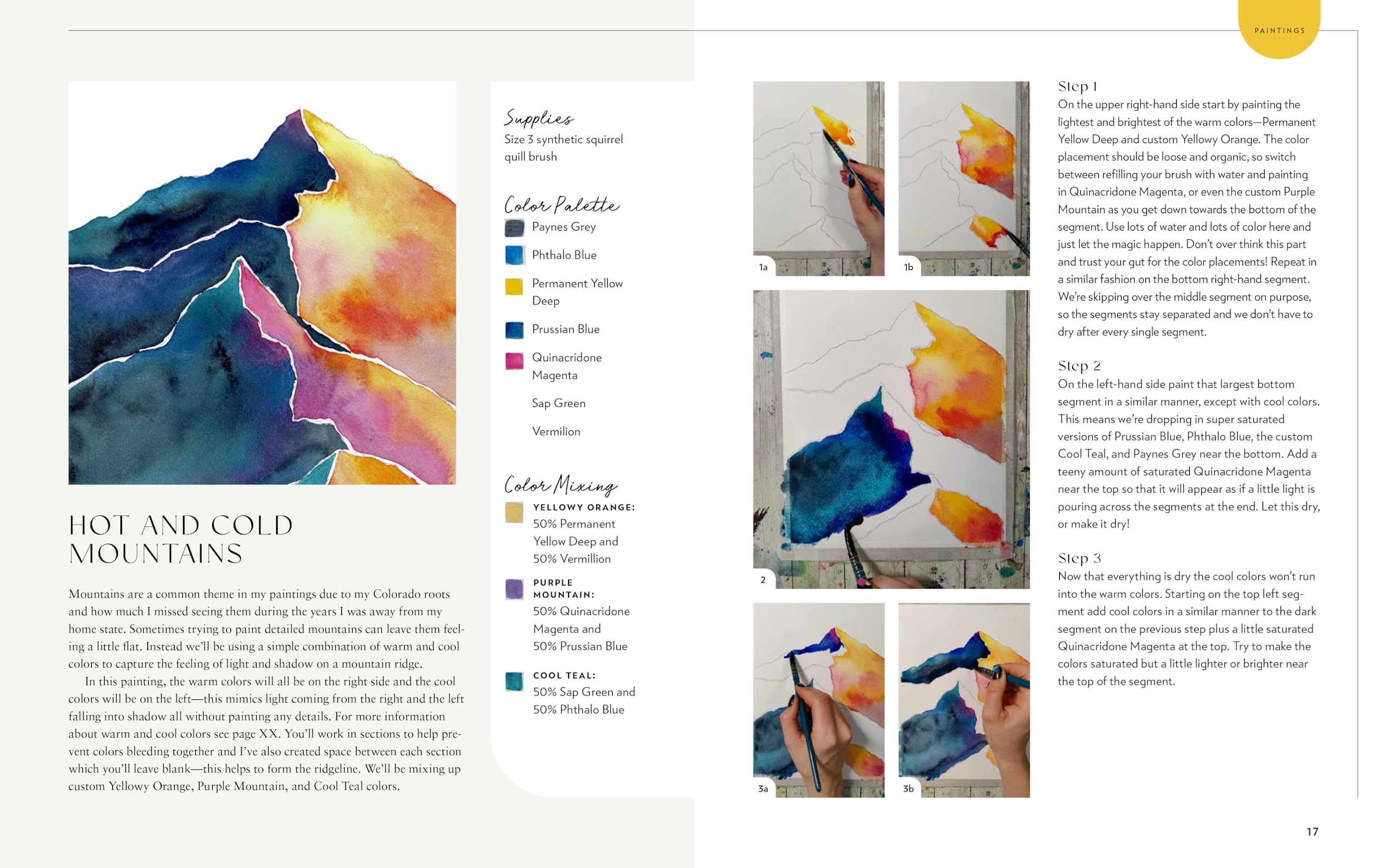 Walter Foster Publishing Learn to Watercolor - 20 Step-by-Step Beginner Lessons | Paperback 4