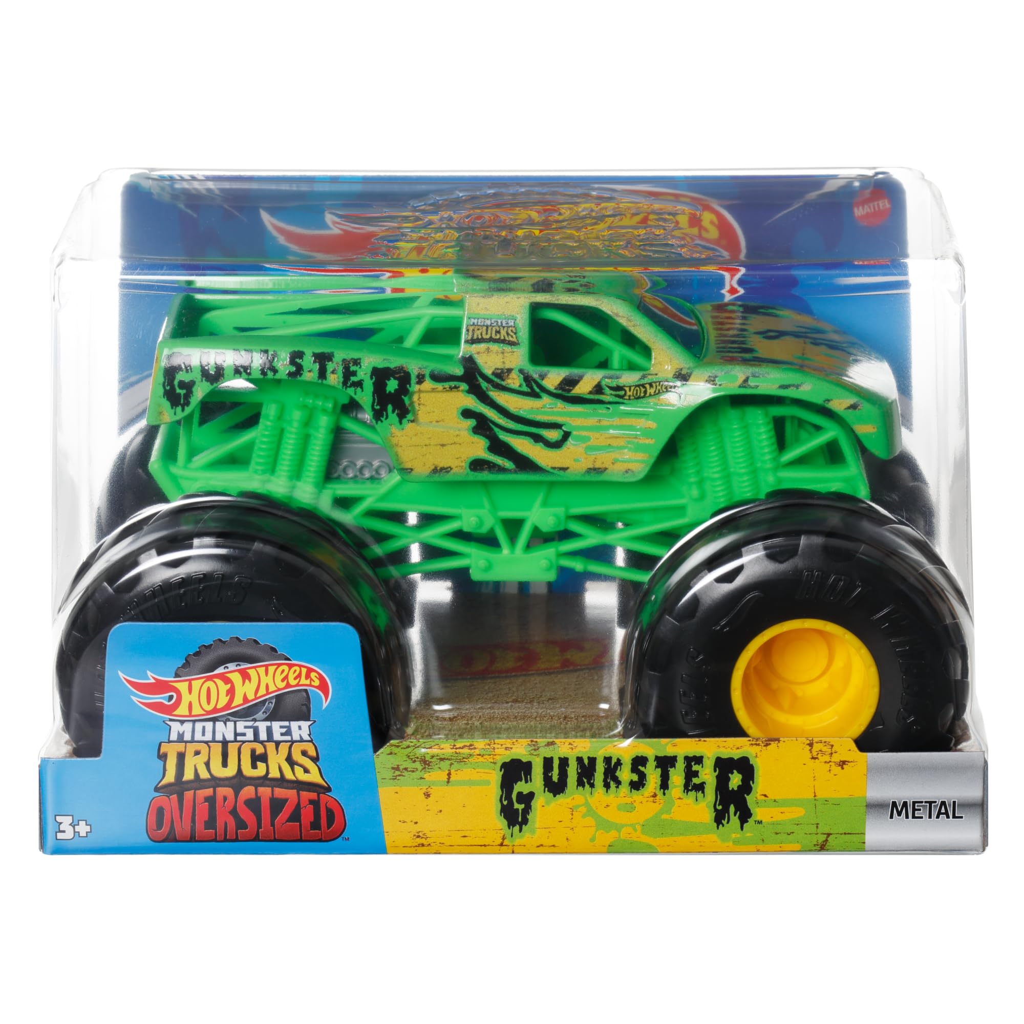 Hot Wheels Monster Truck Vehicle - 1:24 Scale Die-Cast Truck for Kids 3+ 7