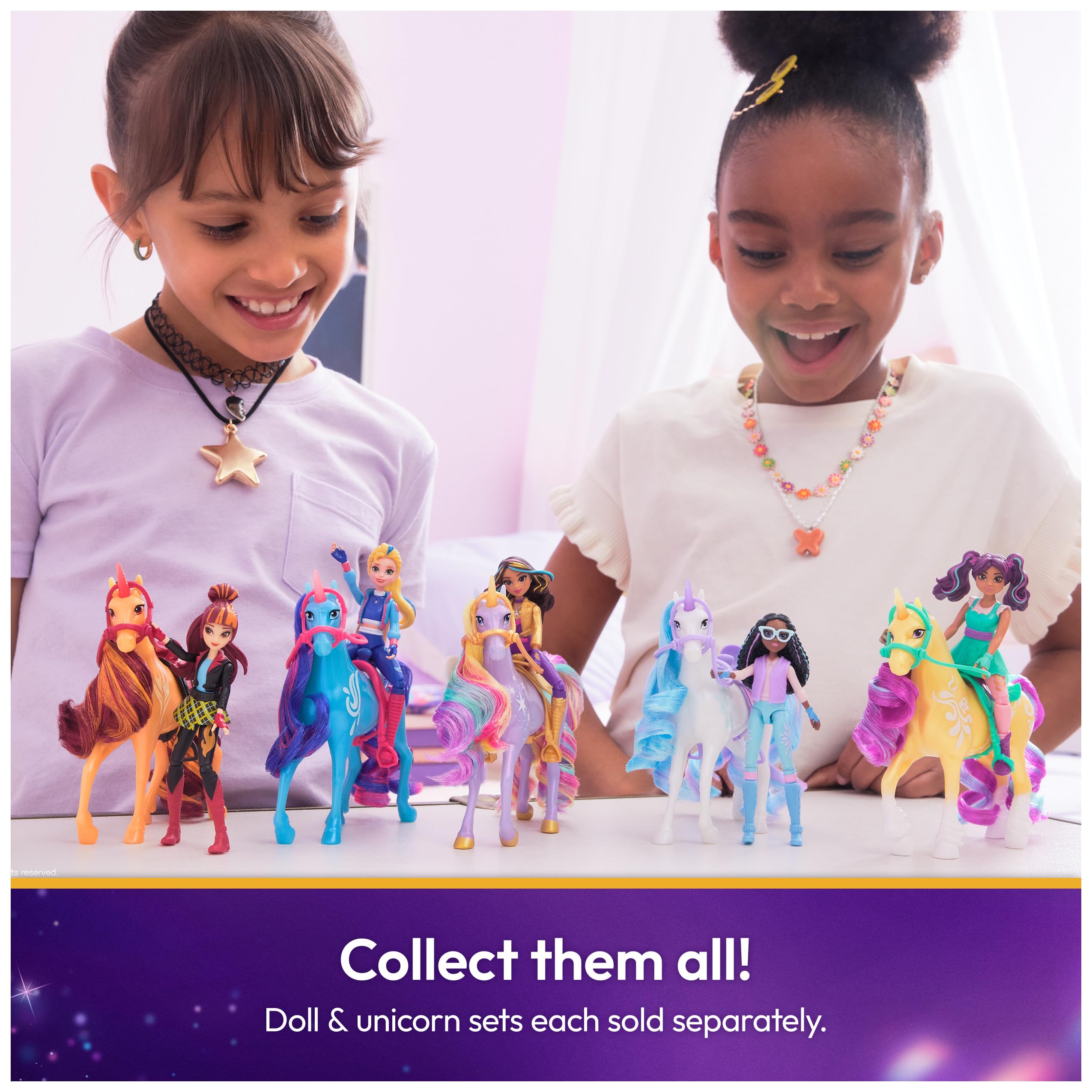 Unicorn Academy Layla & Glacier Doll and Unicorn Set with Accessories | Ages 4+ 6
