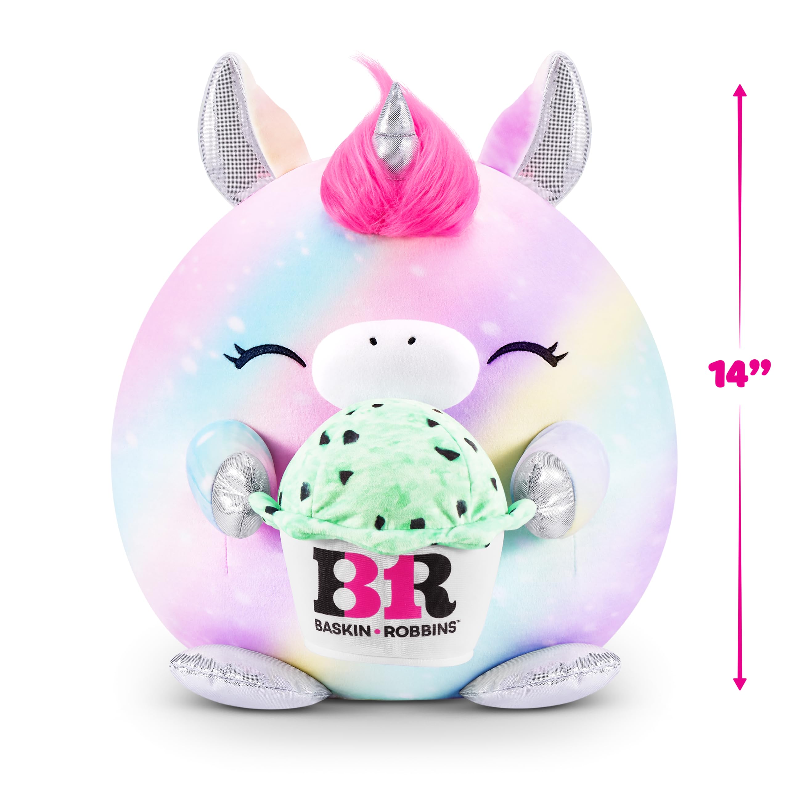 Snackles Series 2 Wave 2 - Unicorn Snack Swap Cuddly Squishy Plush, 35 cm 3