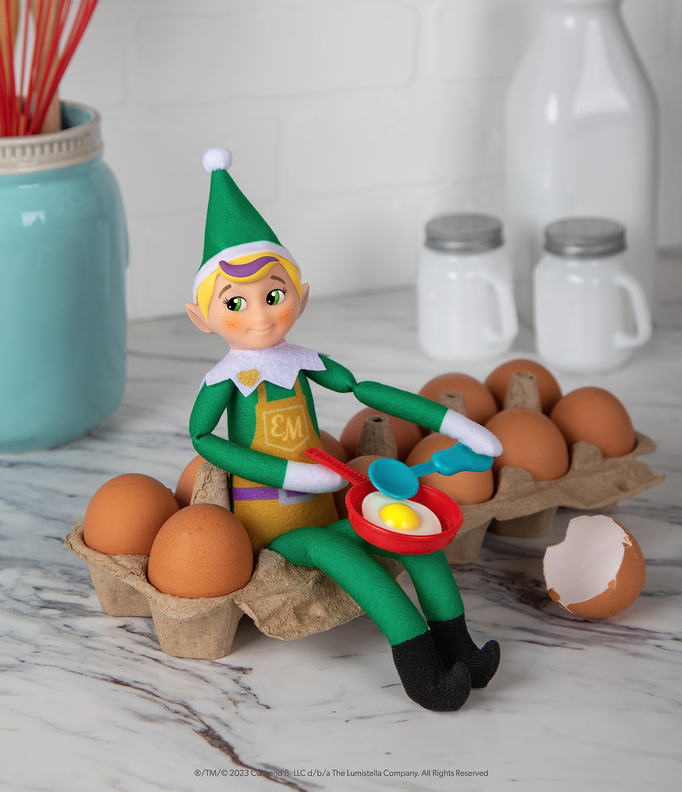 The Elf on the Shelf Polar Props: Cooking School Set - 20+ Piece Playset for Imaginative Holiday Fun 13