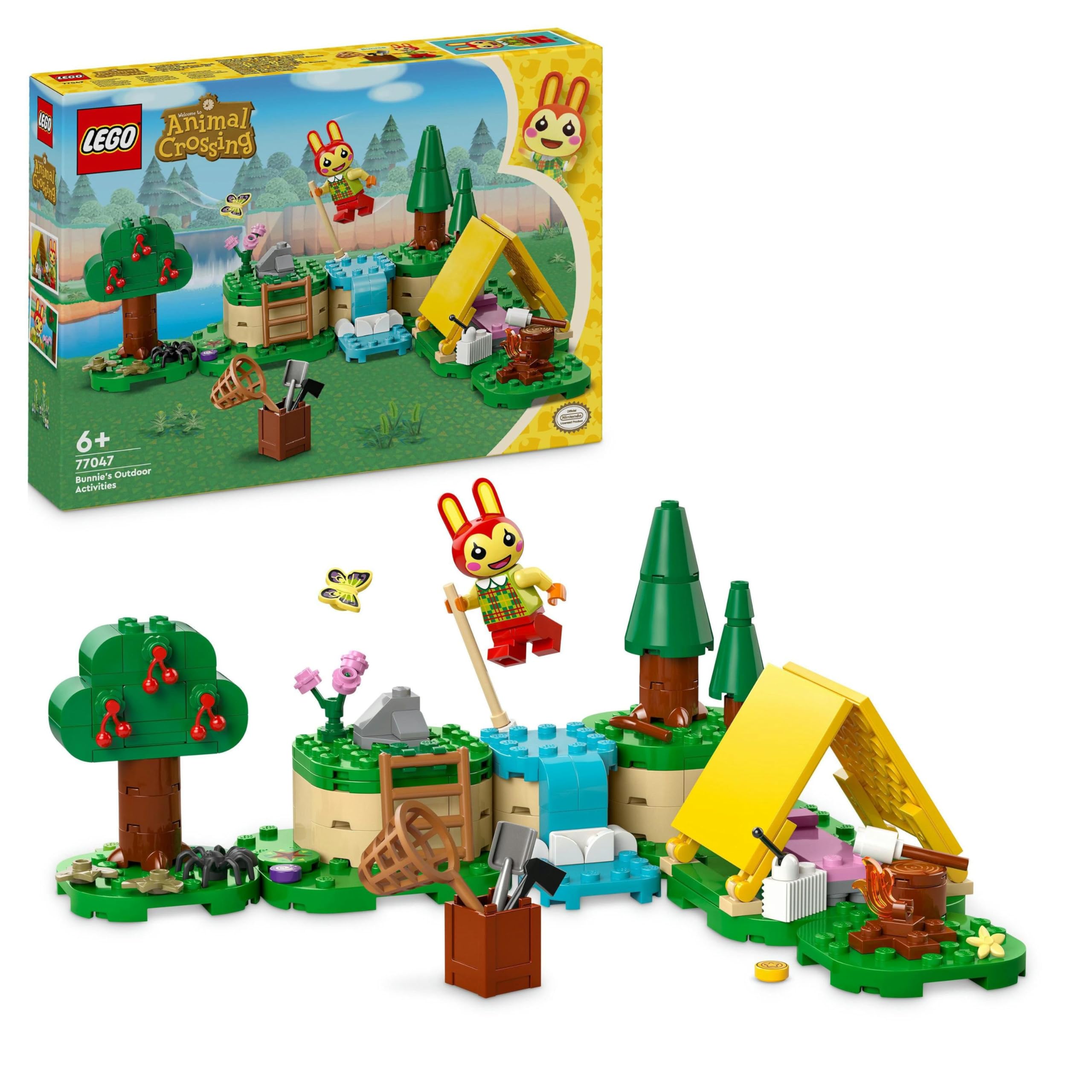 LEGO Animal Crossing Bunnie’s Outdoor Activities Buildable Set 77047 1