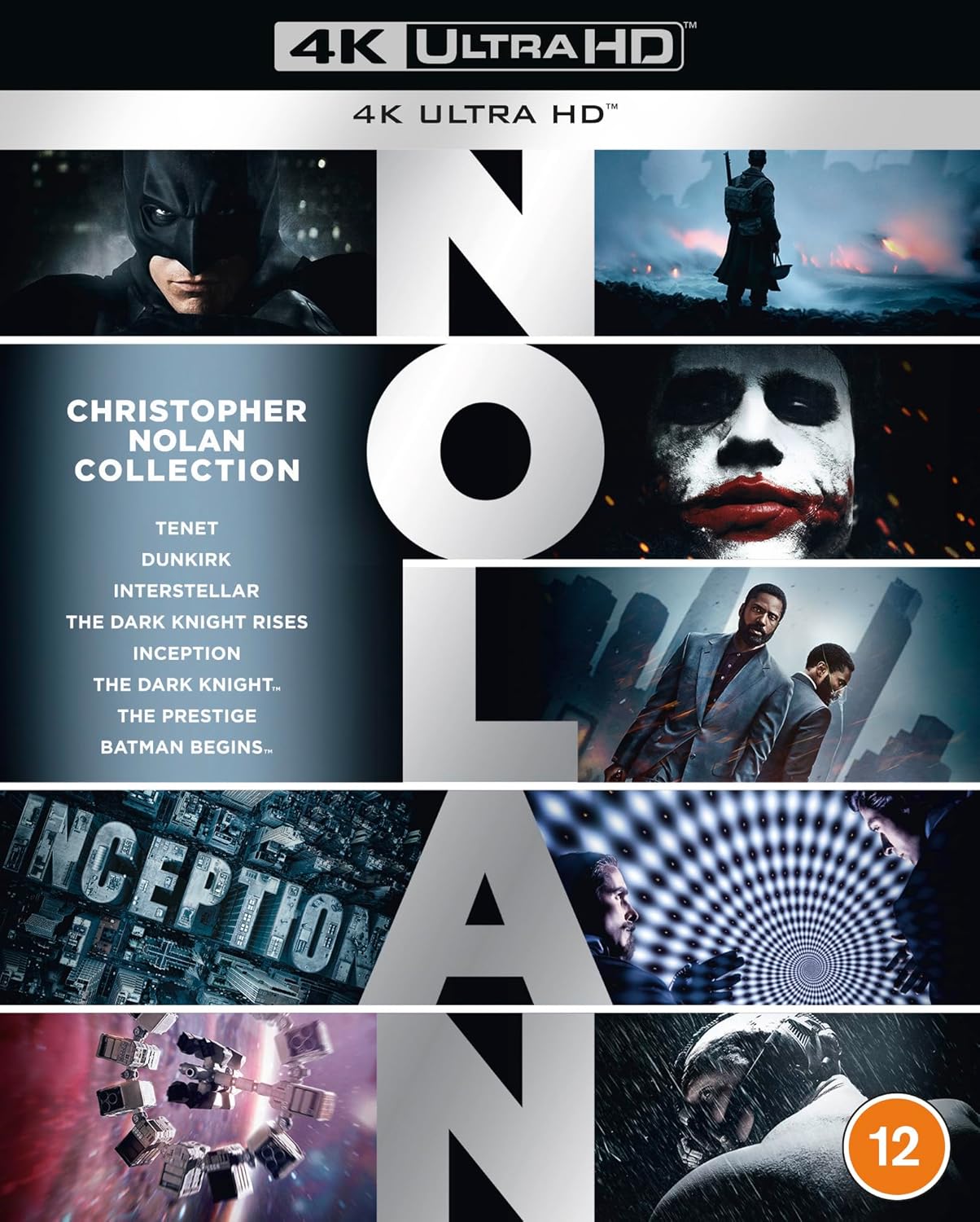 Christopher Nolan 8-Film Collection [4K Ultra HD] [2005] [Blu-ray] [2023] [Regio 1