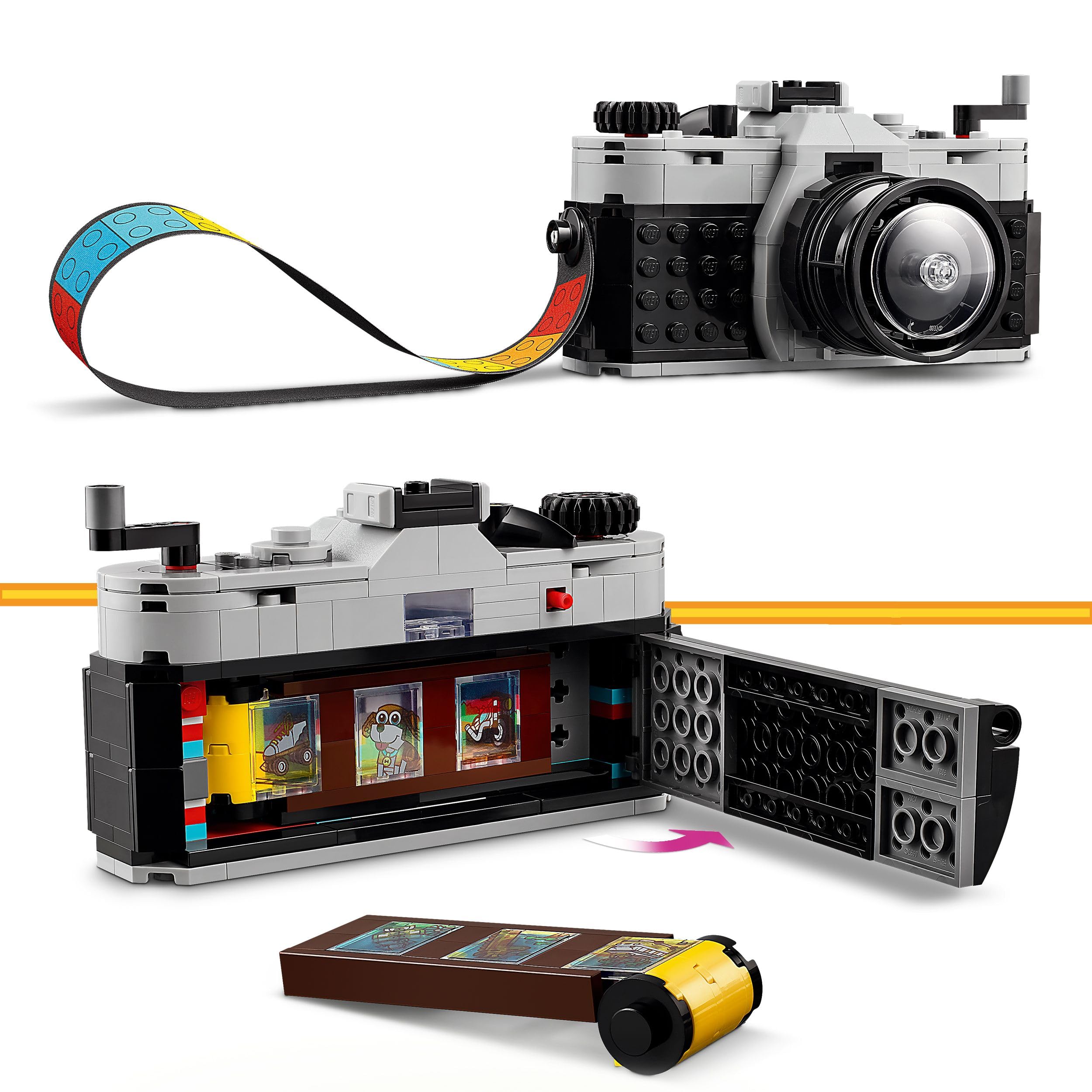 LEGO Creator 3in1 Retro Camera Building Set - Ages 8+ | 3 Models in 1 | Creative Play 3
