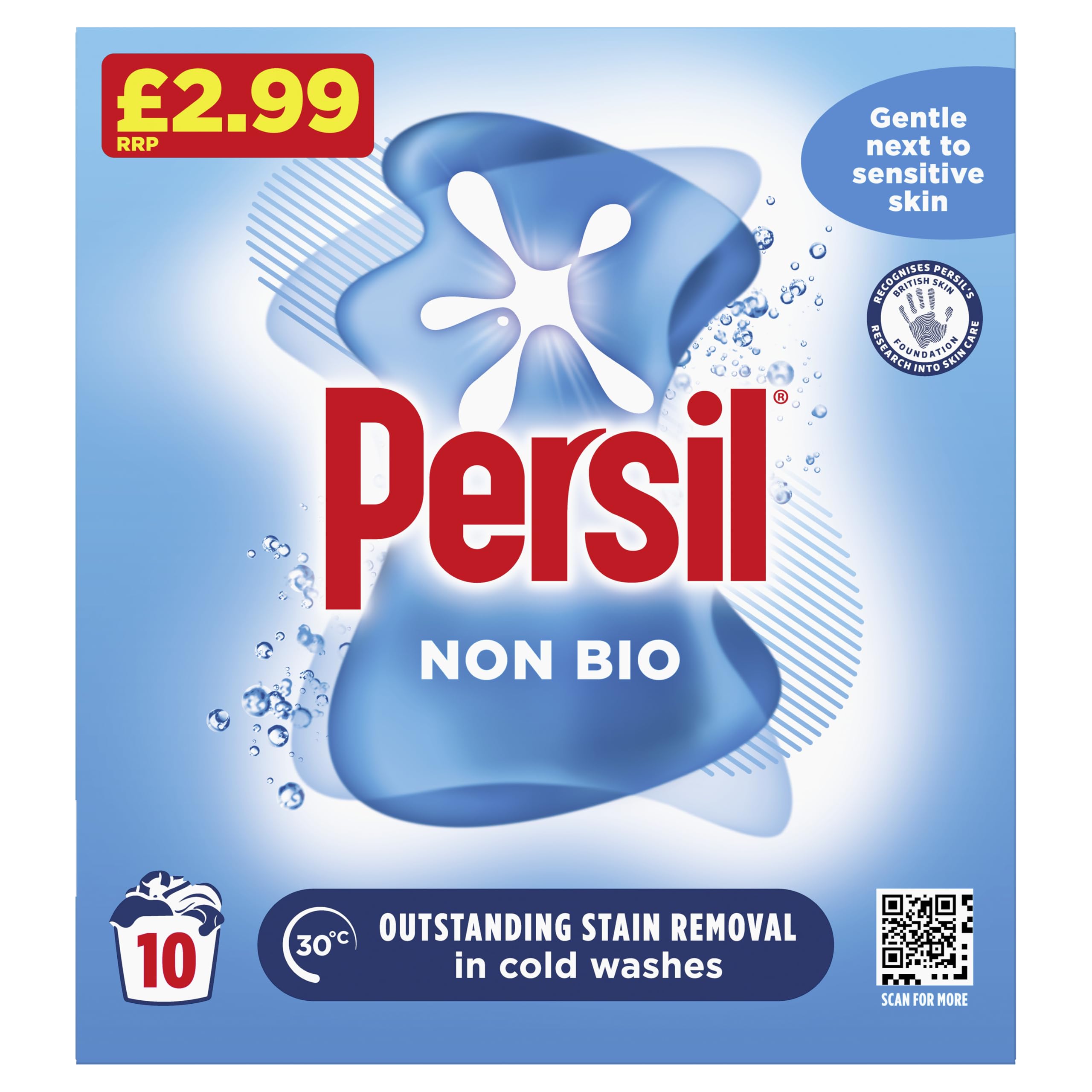 Persil Non Bio Washing Powder - Gentle on Sensitive Skin, Outstanding Stain Removal | 500 g 1