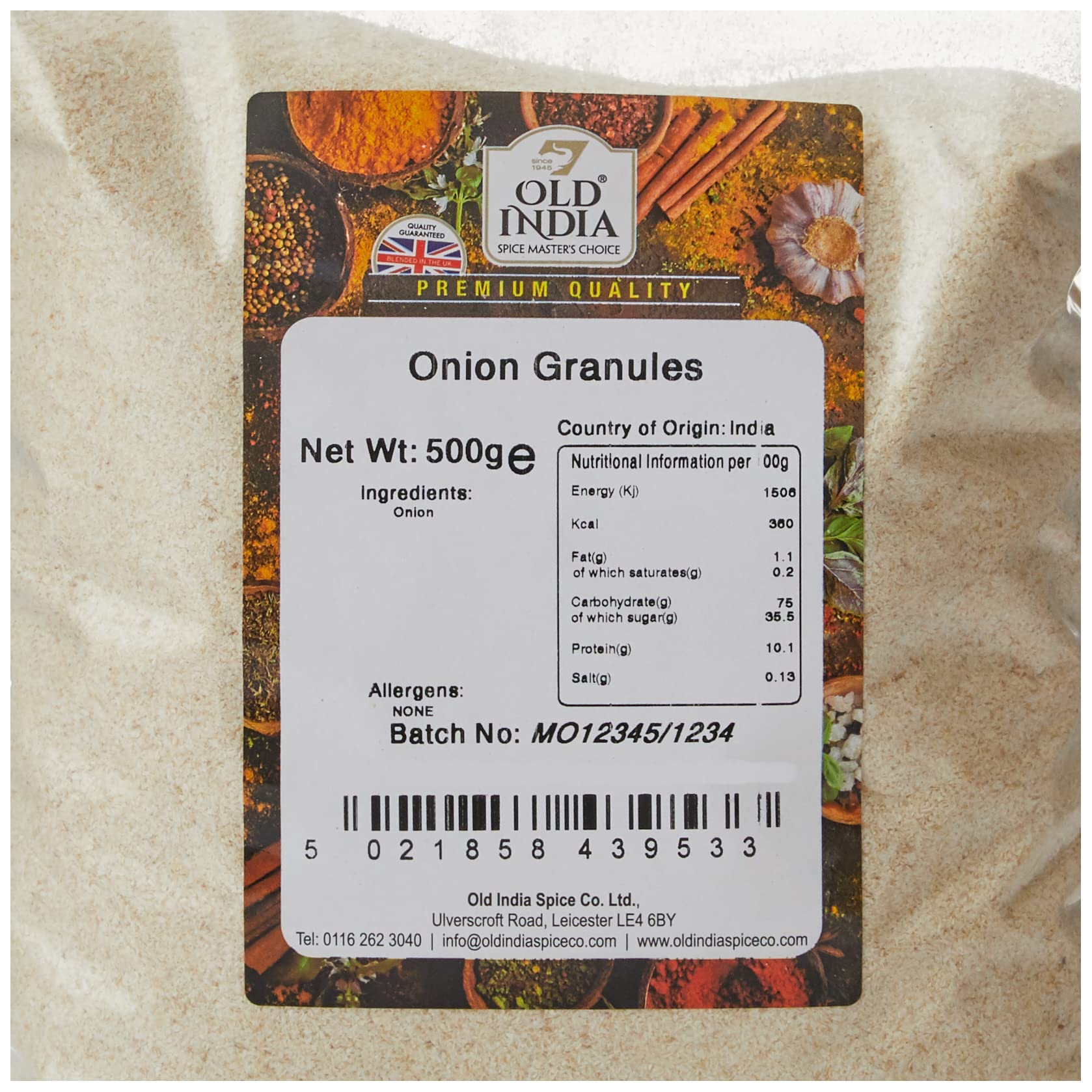 Old India Onion Granules - 100% Natural Seasoning | 500g Pack 2