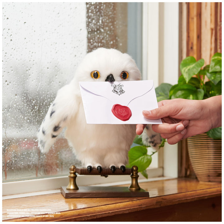 Enchanting Hedwig Interactive Harry Potter Owl - 9-inch Plush with Sounds & Movements