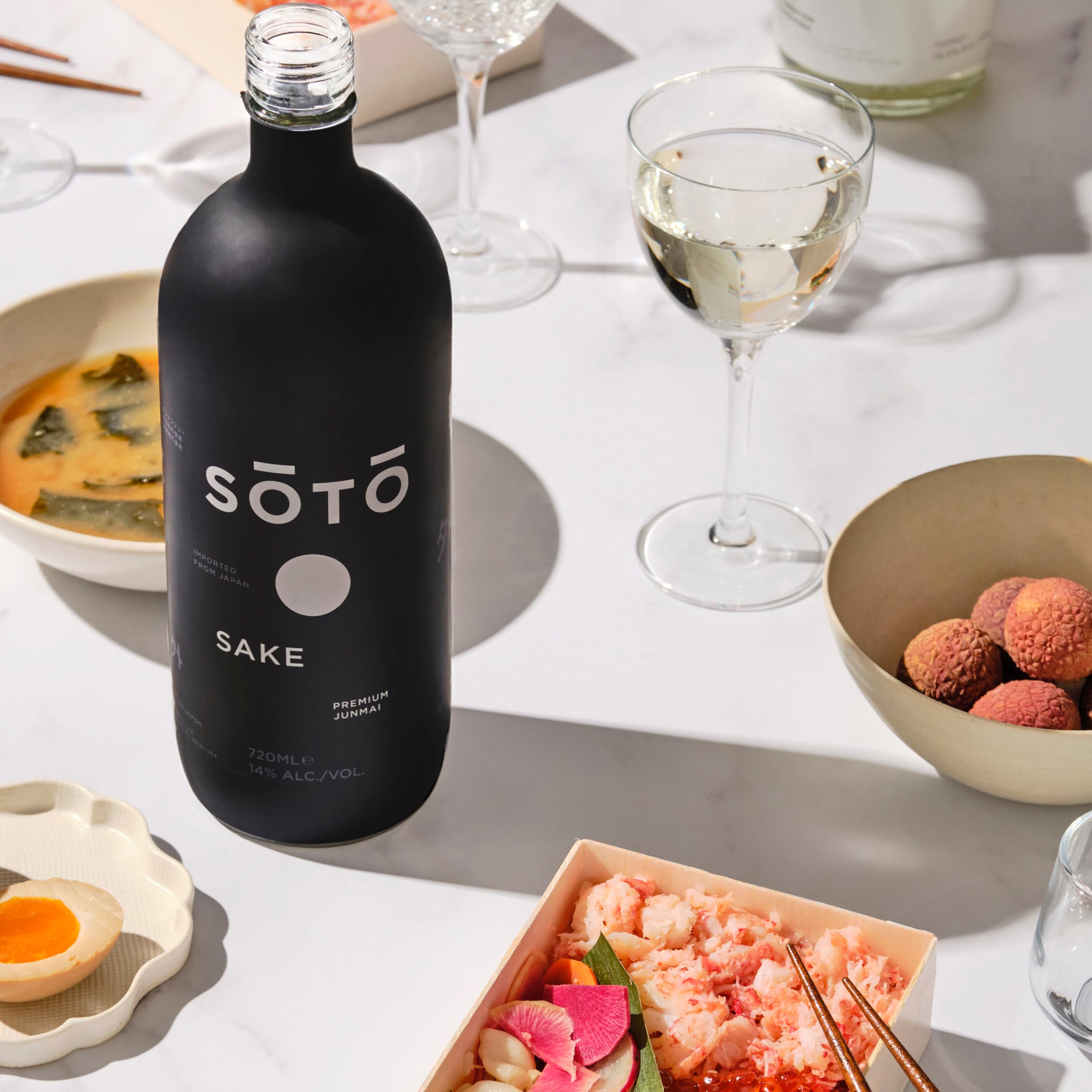 SOTO Junmai Sake 720ml | Niigata Crafted | Smooth & Crisp Japanese Rice Sake 4