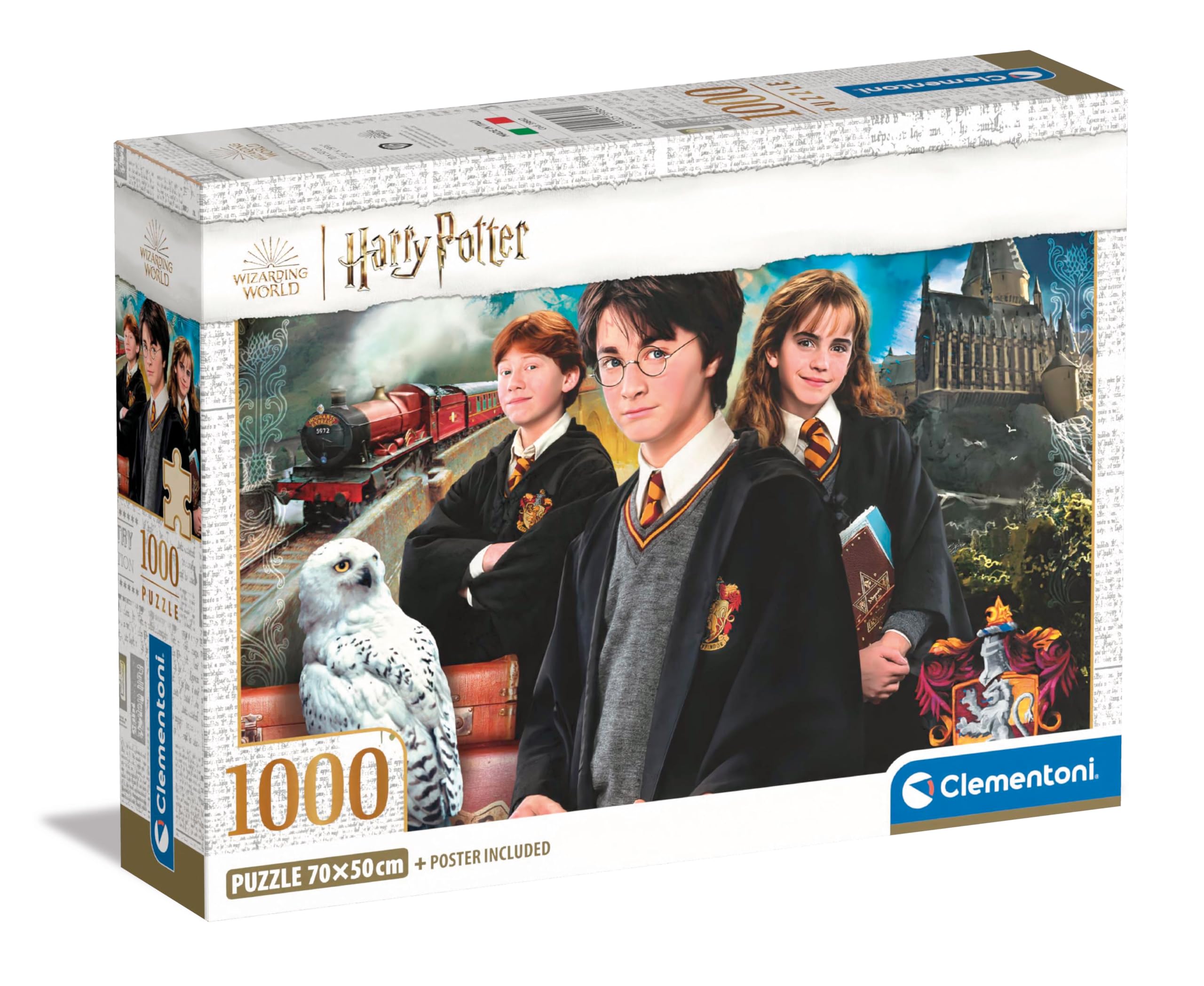 Clementoni Harry Potter Jigsaw Puzzle - 1000 Pieces | 70 x 50 cm Finished Size