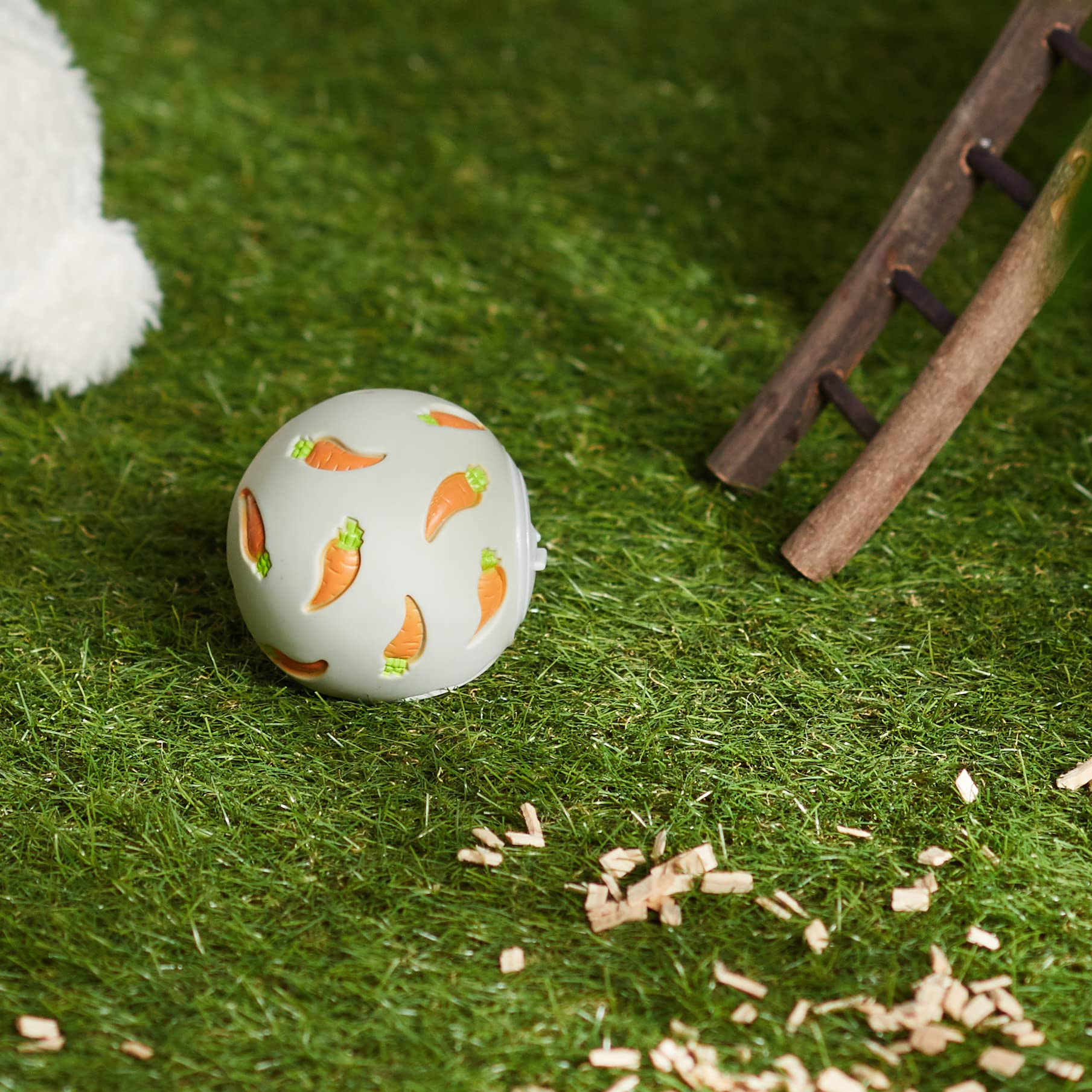 TRIXIE Plastic Snack Ball - Treat Dispensing Toy for Small Animals | 7 cm Diameter | Adjustable Opening 2
