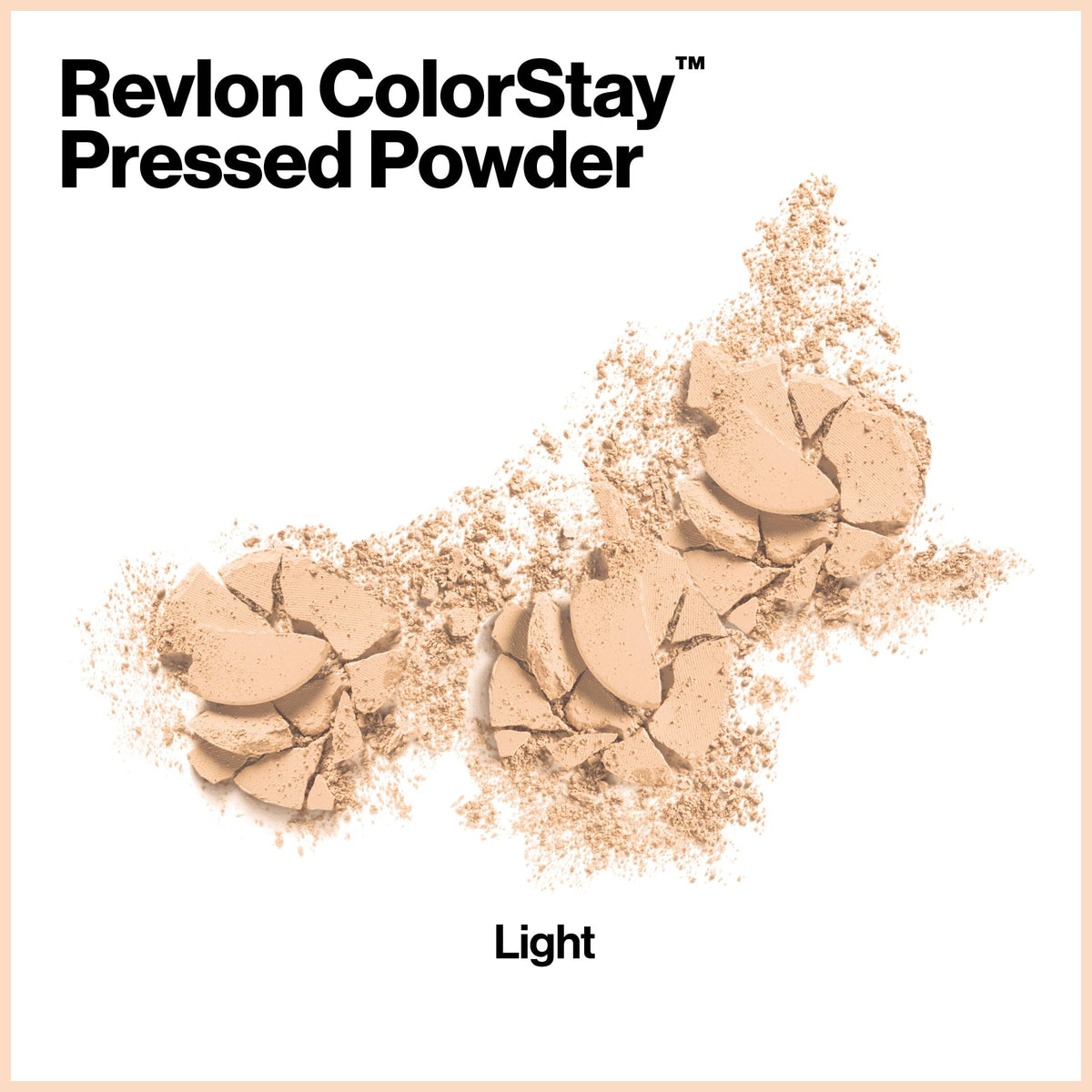 Revlon ColorStay Pressed Powder - Longwearing, Oil-Free, Shine Minimizing | Light Shade, 8.4g
