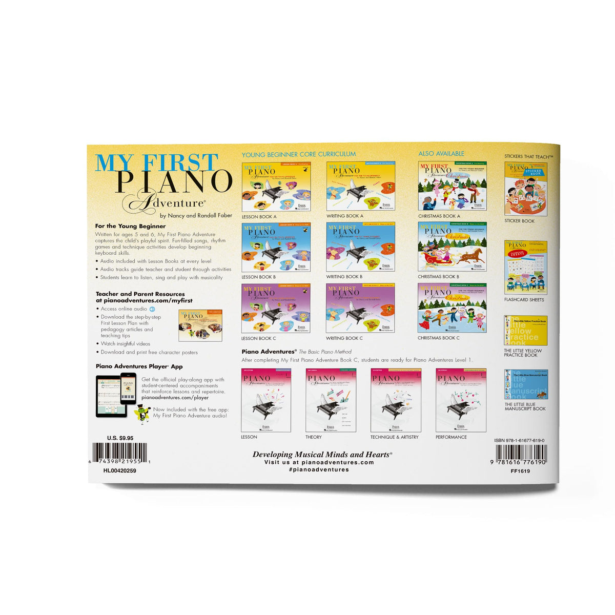Faber Piano Adventures My First Piano Adventure Lesson Book A - Ages 5 and up | Paperback | 88 pages