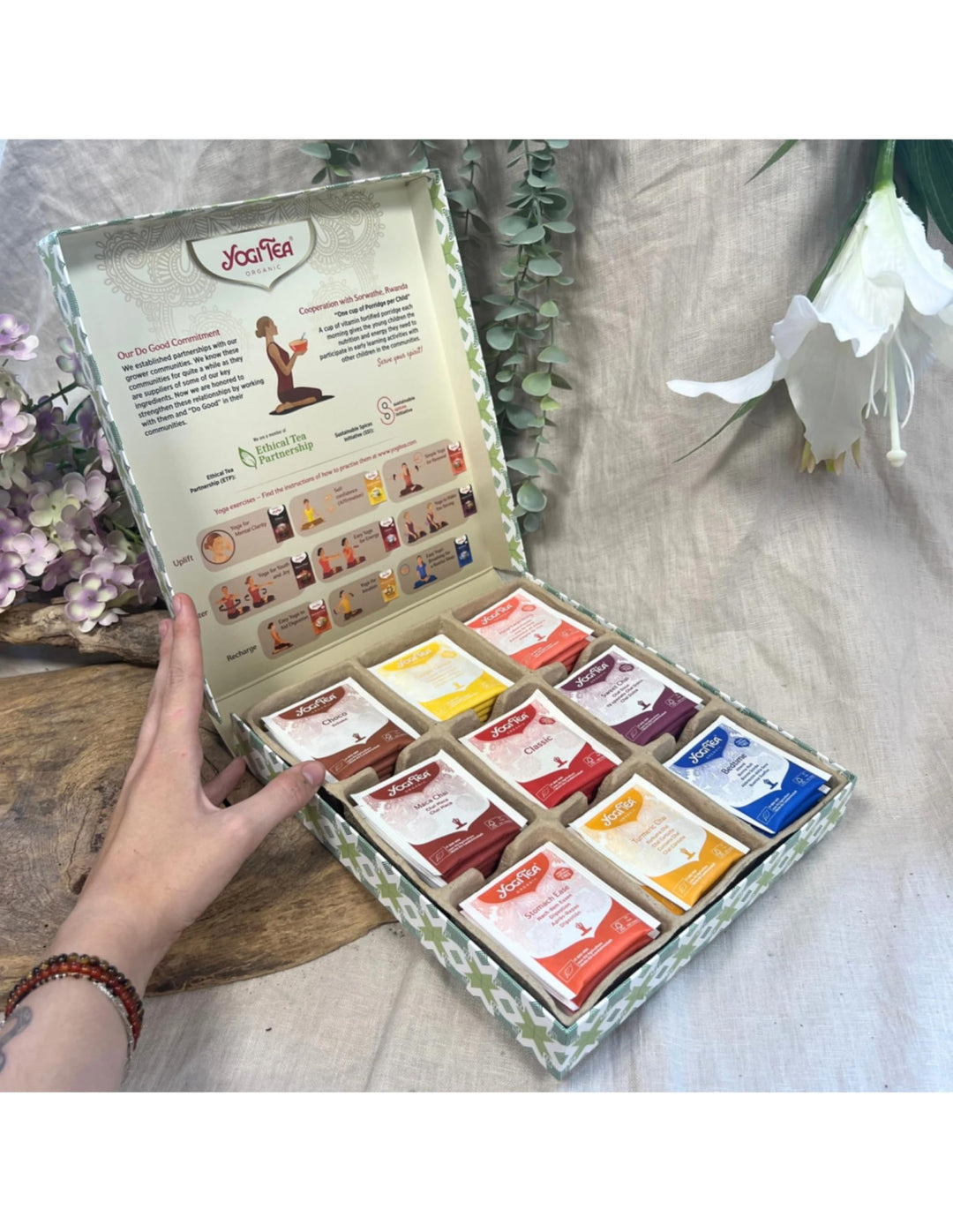 YOGI TEA - Yoga Selection Box Organic Herbal Tea Multipack with 45 Tea Bags