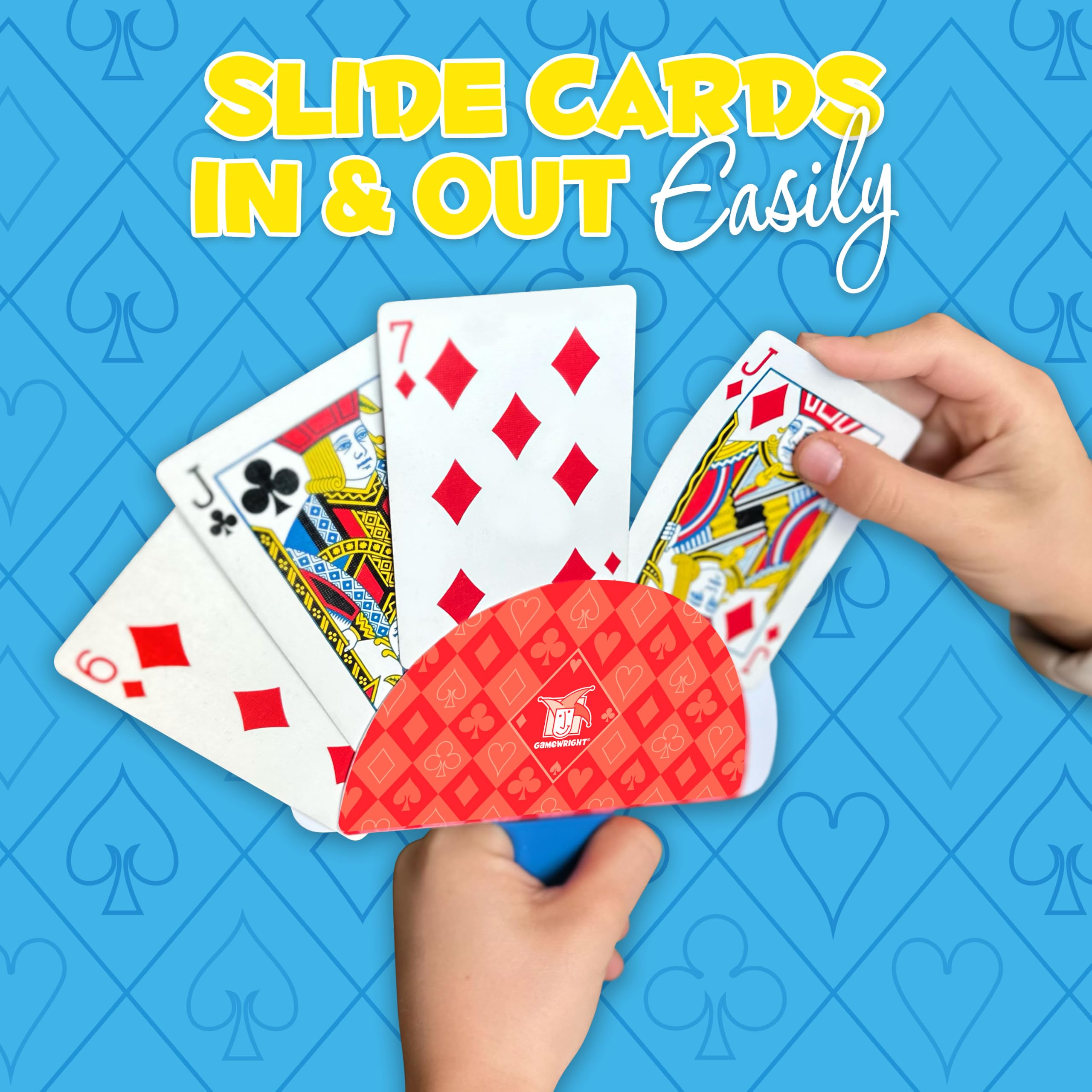 Gamewright Little Hands Card Holder - Ages 3+ | Plastic | Multicolor 4
