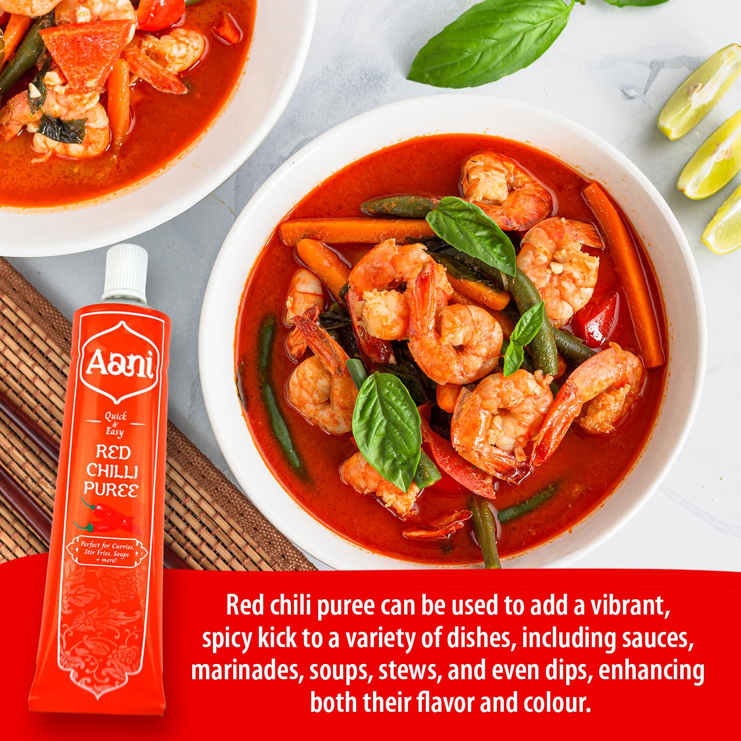 AANI Red Chilli Puree - Smooth Consistency for Cooking & Marinades | 110g 2