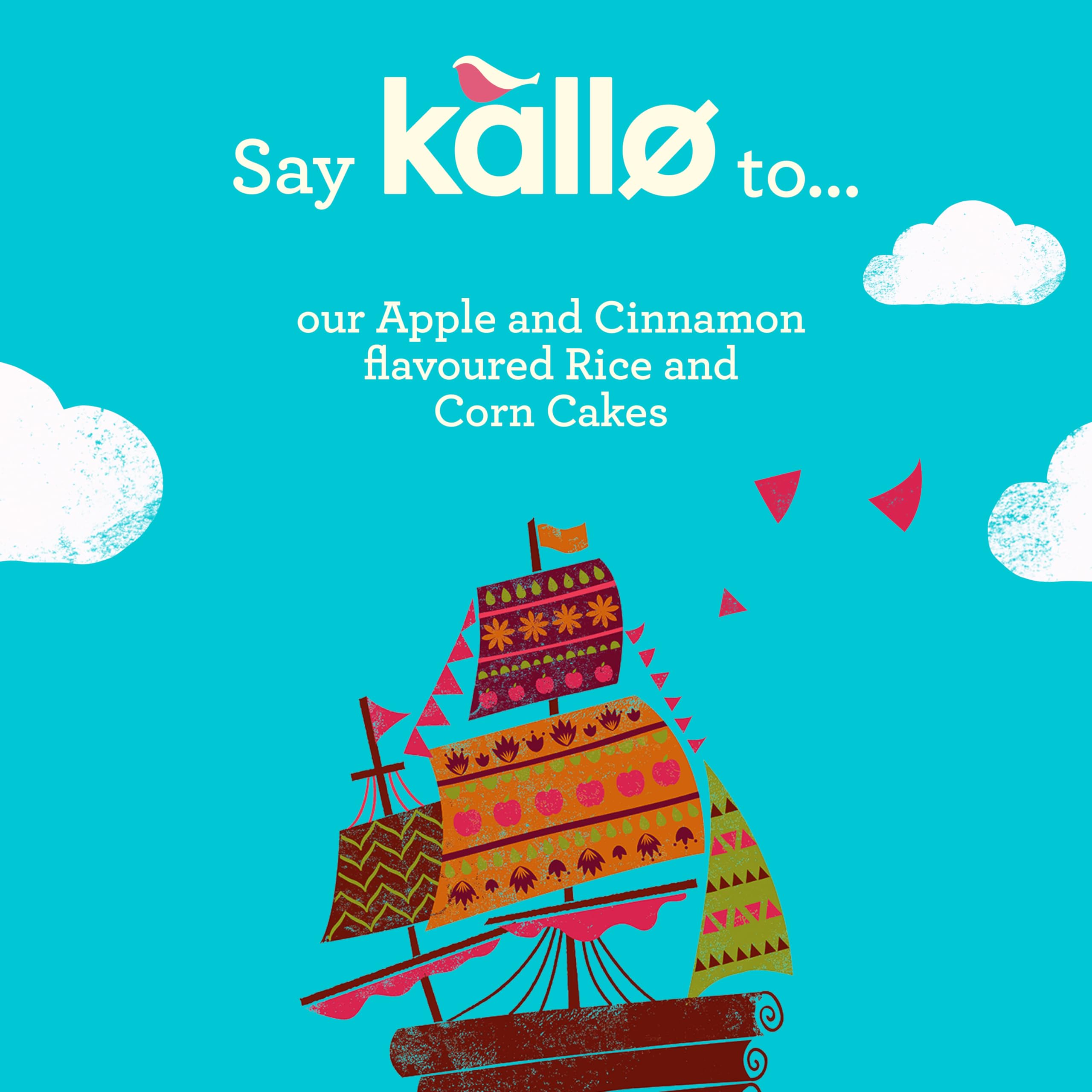 Kallo Apple & Cinnamon Wholegrain Rice & Corn Cakes - Light Snack | Vegan Friendly | 127g 3