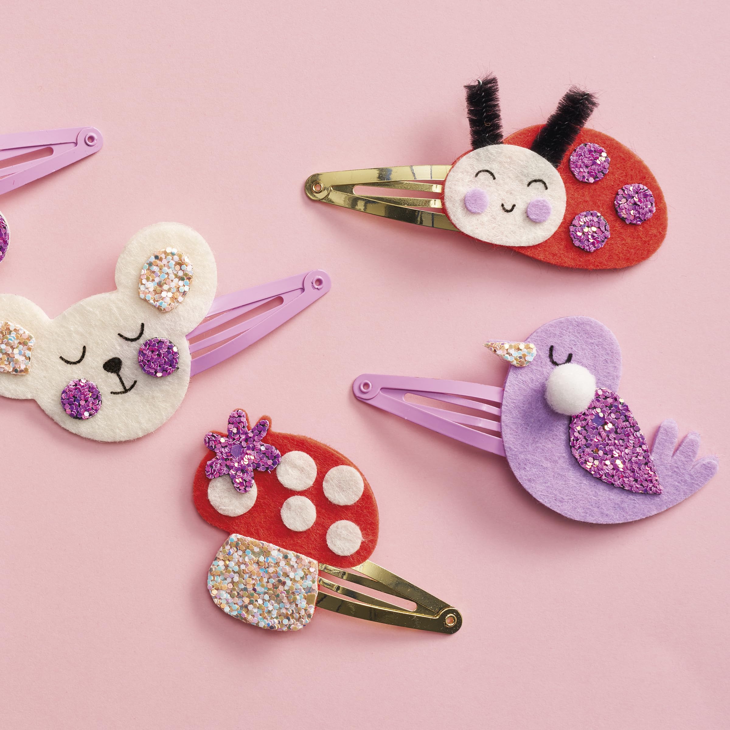 Janod Flower Garden Hair Clip Jewellery Making Kit | Ages 5-10 | Develops Fine Motor Skills 6
