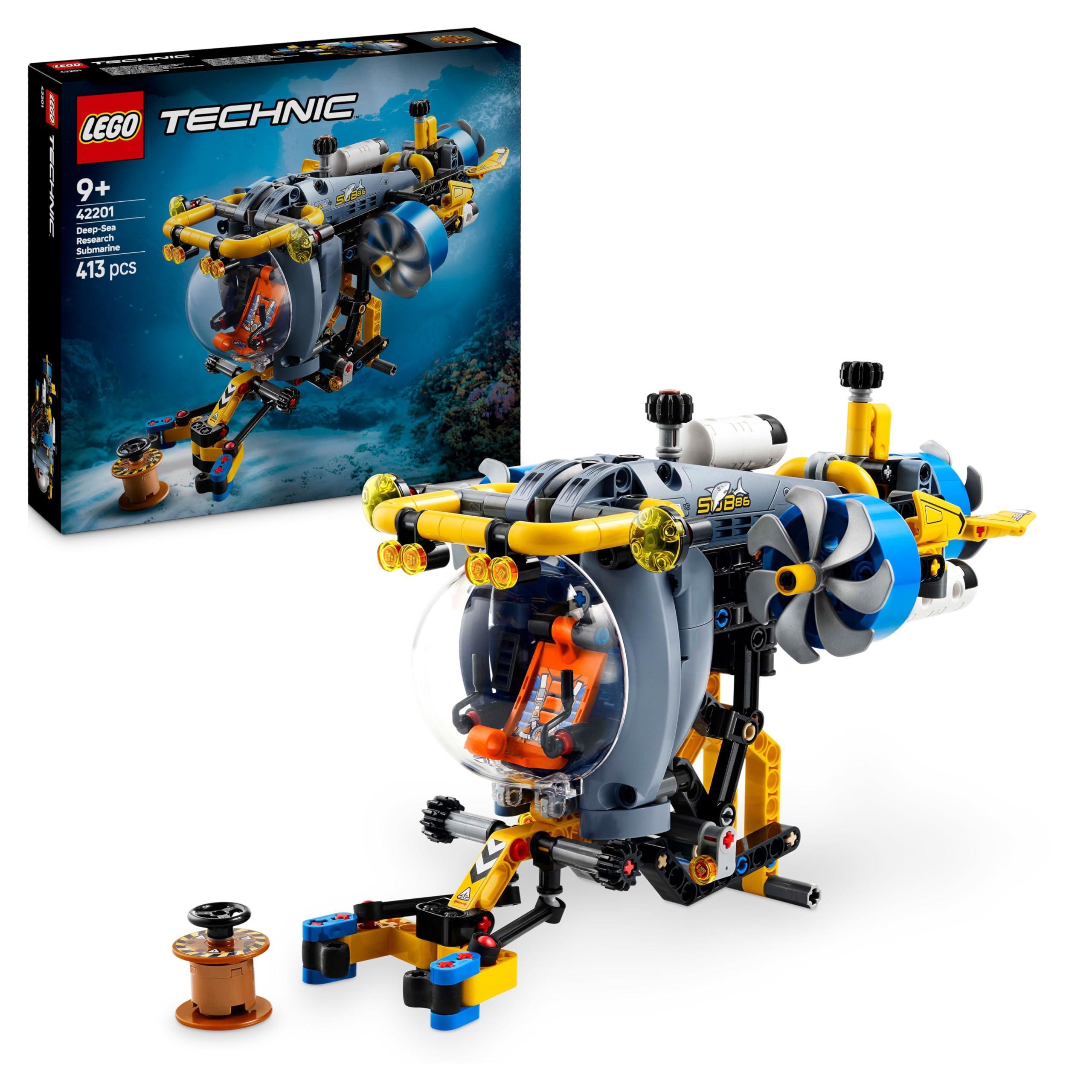 LEGO Technic Deep-Sea Research Submarine Toy - Building Set with Spinning Propellers for Ages 9+ 1