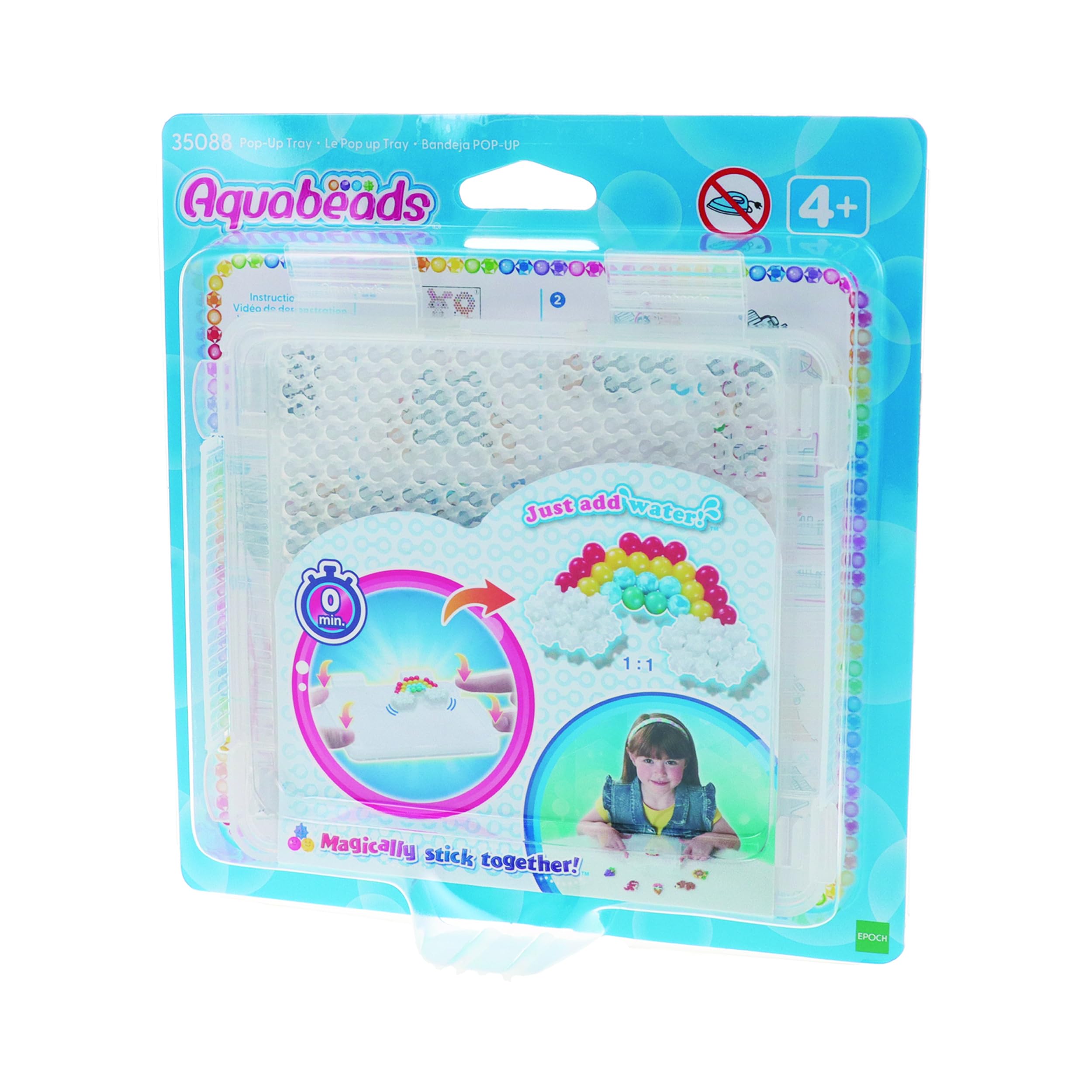 Aquabeads Pop-Up Tray 35088 | Bead Craft Accessory | Multicolor Plastic