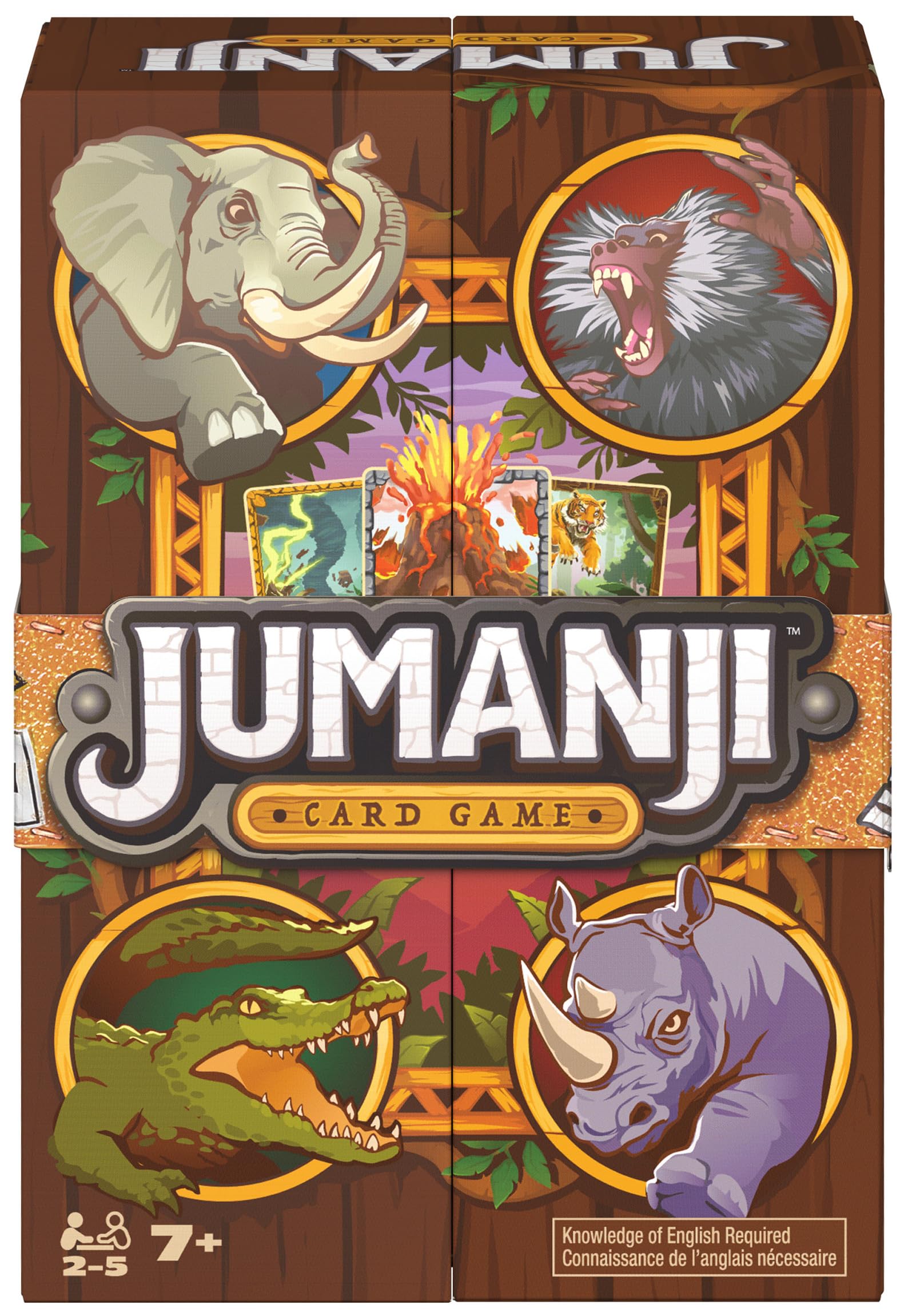 Spin Master Games Jumanji Card Game - Family Card Game for 2-5 Players, Ages 7+ 1