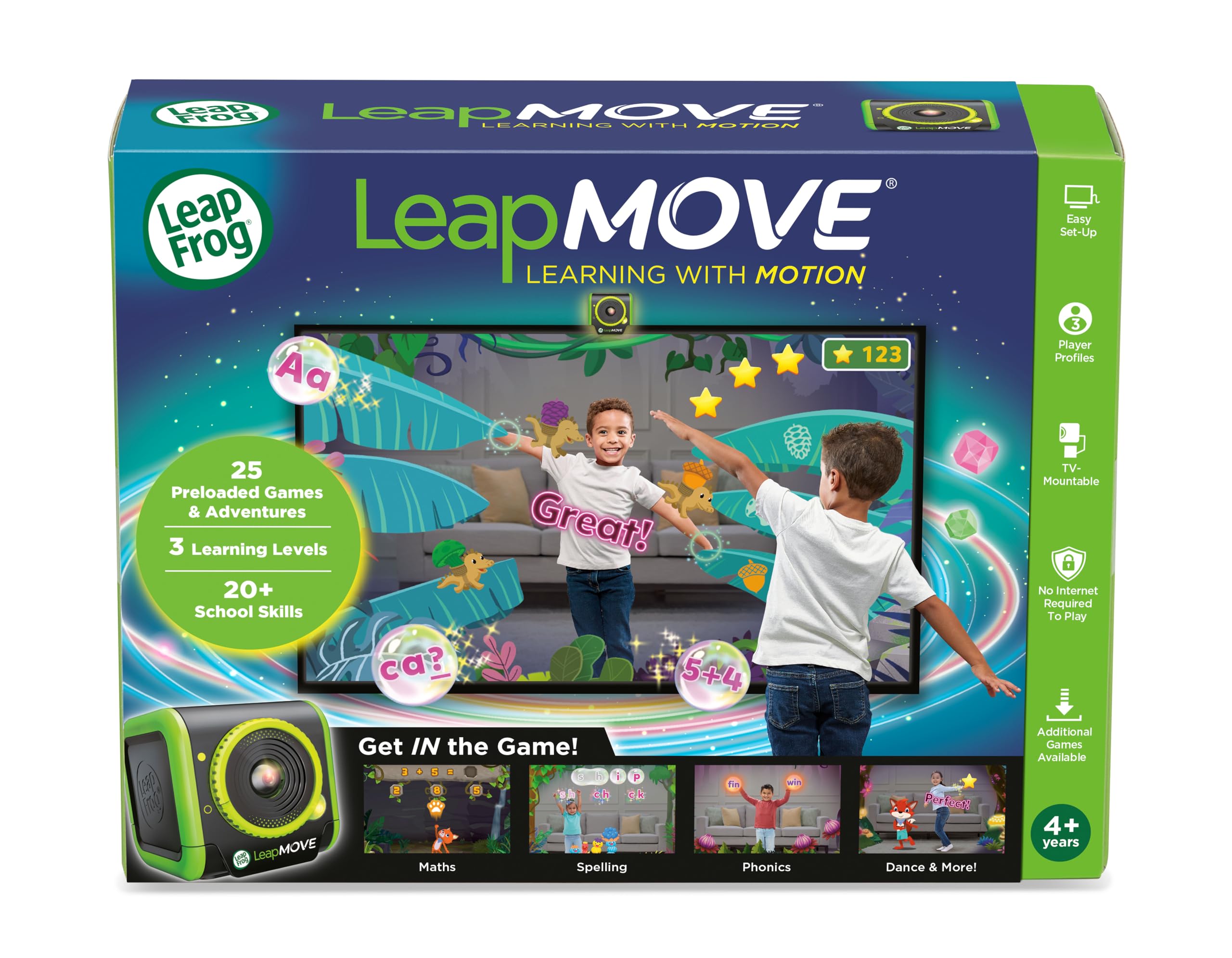 LeapFrog LeapMove - Motion-Based Educational Gaming Console for Kids 4