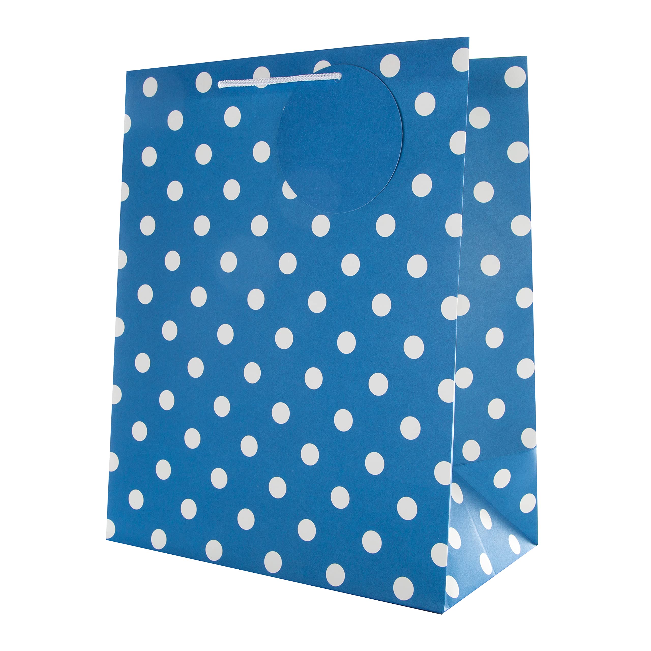Hallmark Multi-Occasion Gift Bags Bundle - 4 Large Bags in Contemporary Polka Dot Design with Tags 5