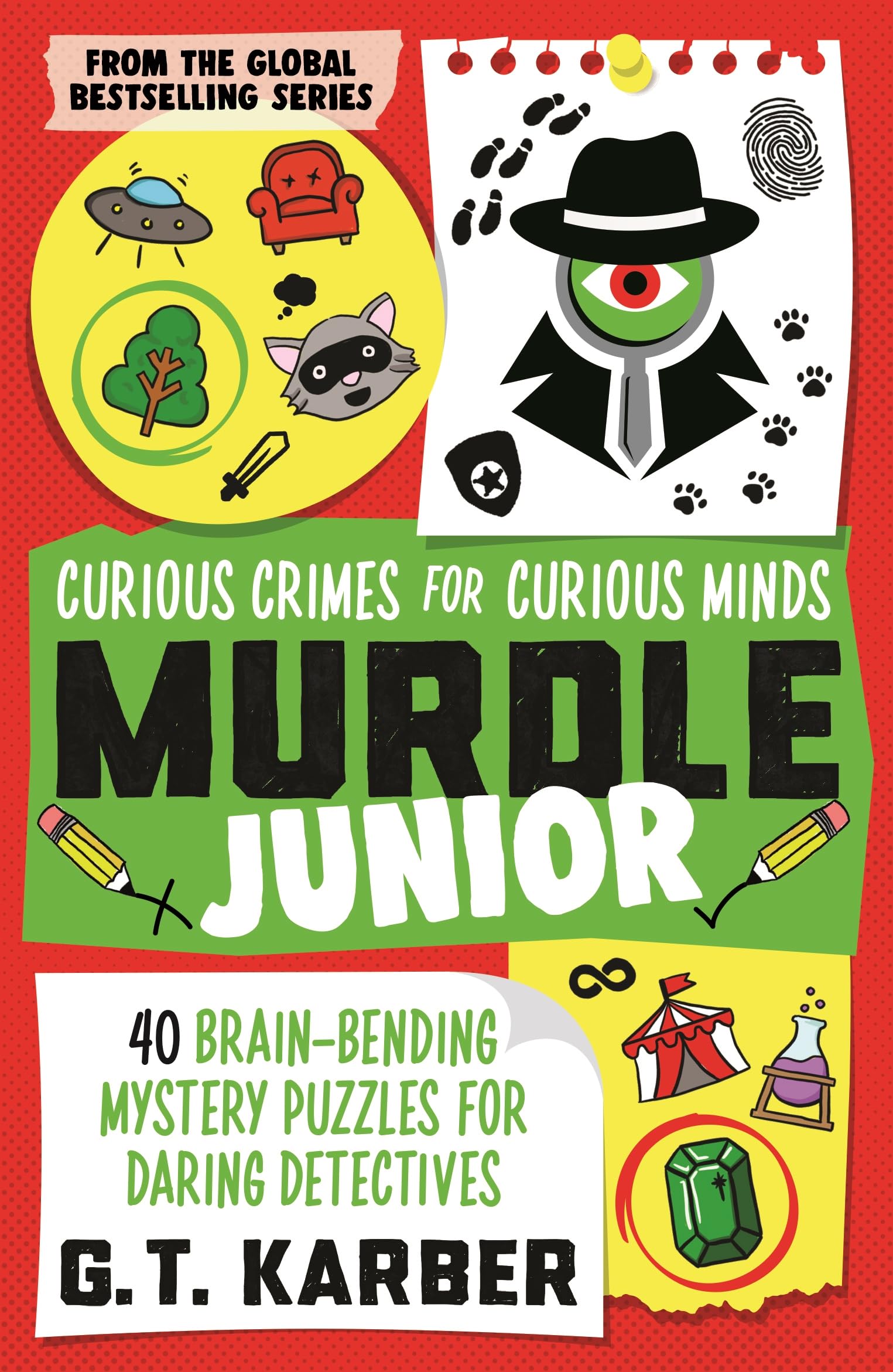 Souvenir Press Murdle Junior: Curious Crimes for Curious Minds Puzzle Book | Paperback | English 1