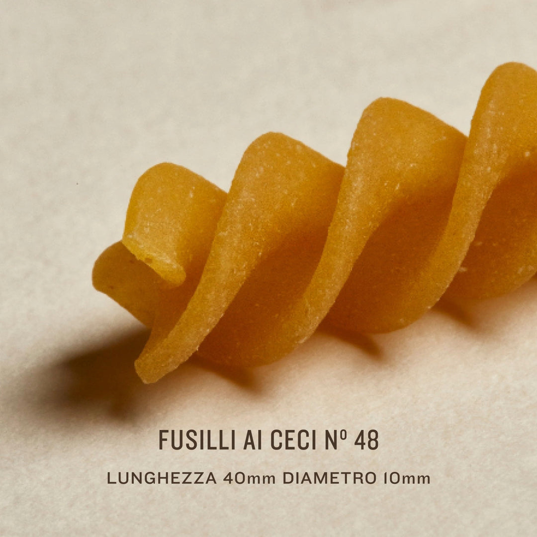 Rummo Chickpea Fusilli No.48 - Gluten-Free Italian Pasta, High in Protein