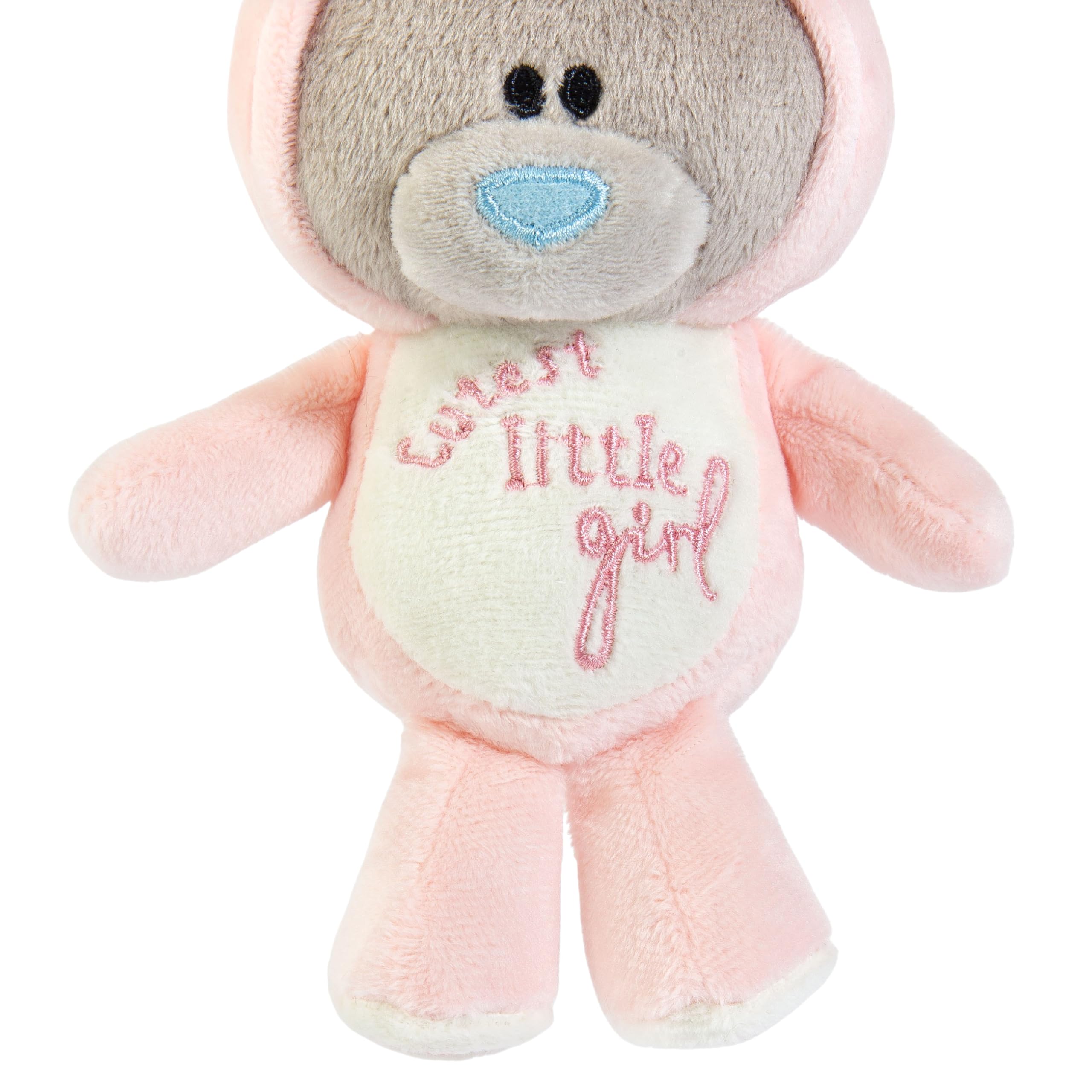Me To You Tiny Tatty Teddy New Baby Girl Plush Bear in Bunny Onesie | 10cm