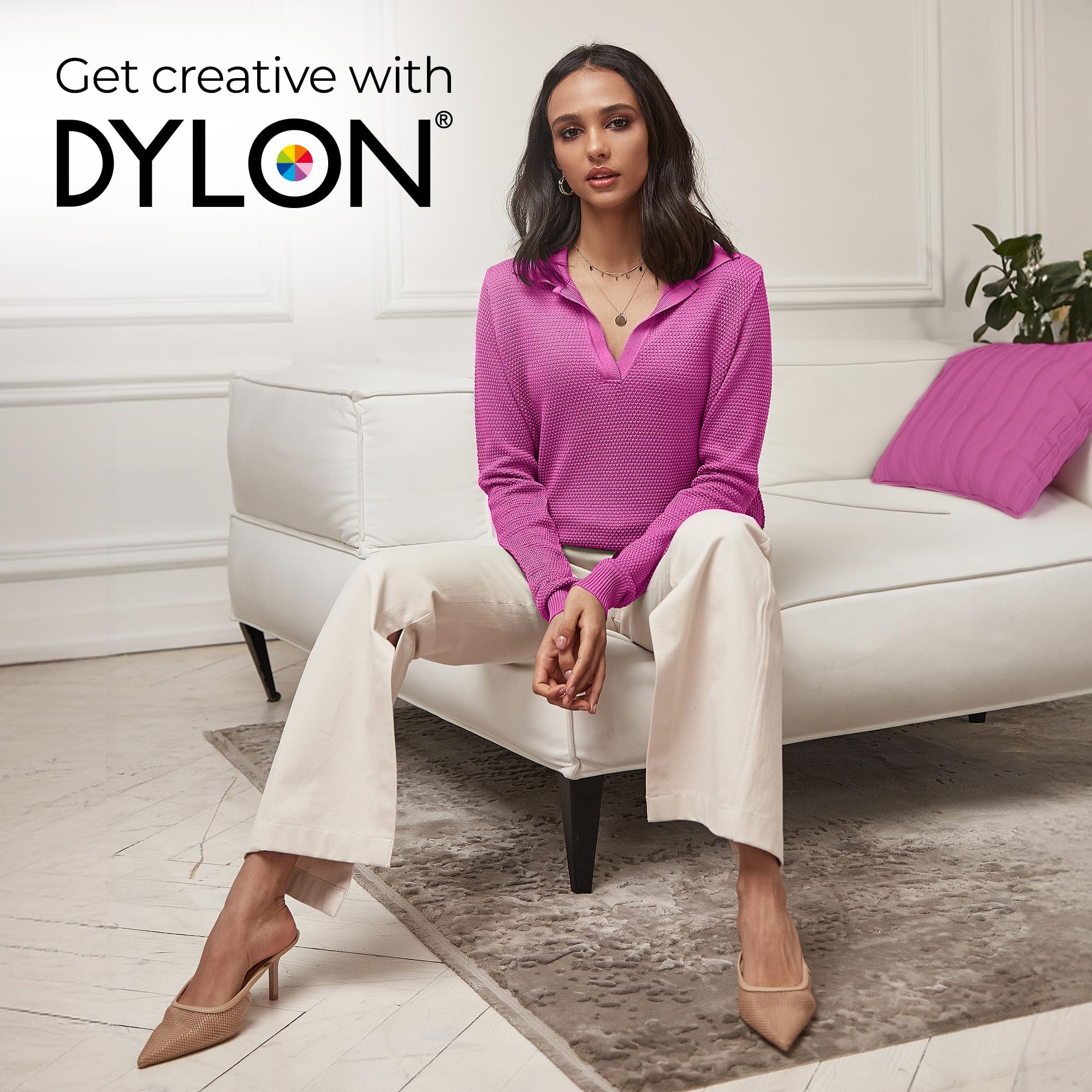 Dylon Washing Machine Fabric Dye Pod for Clothes & Soft Furnishings - Passion Pink | 350g 8