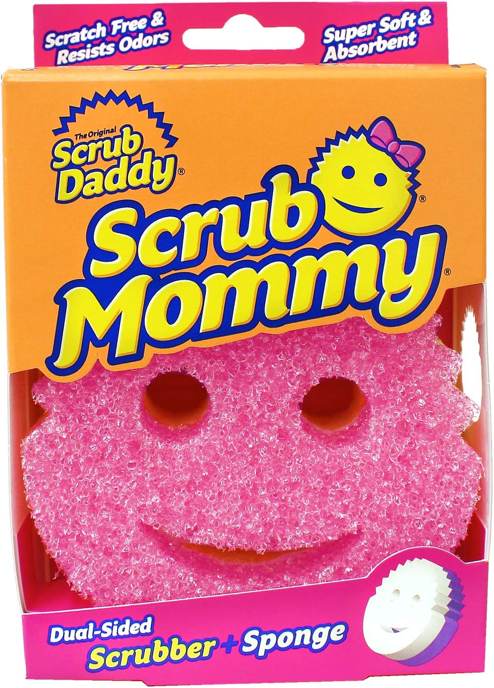 Scrub Daddy - Scrub Mommy 3 Pack Dual Sided Texture Changing Sponge Scrubber 4