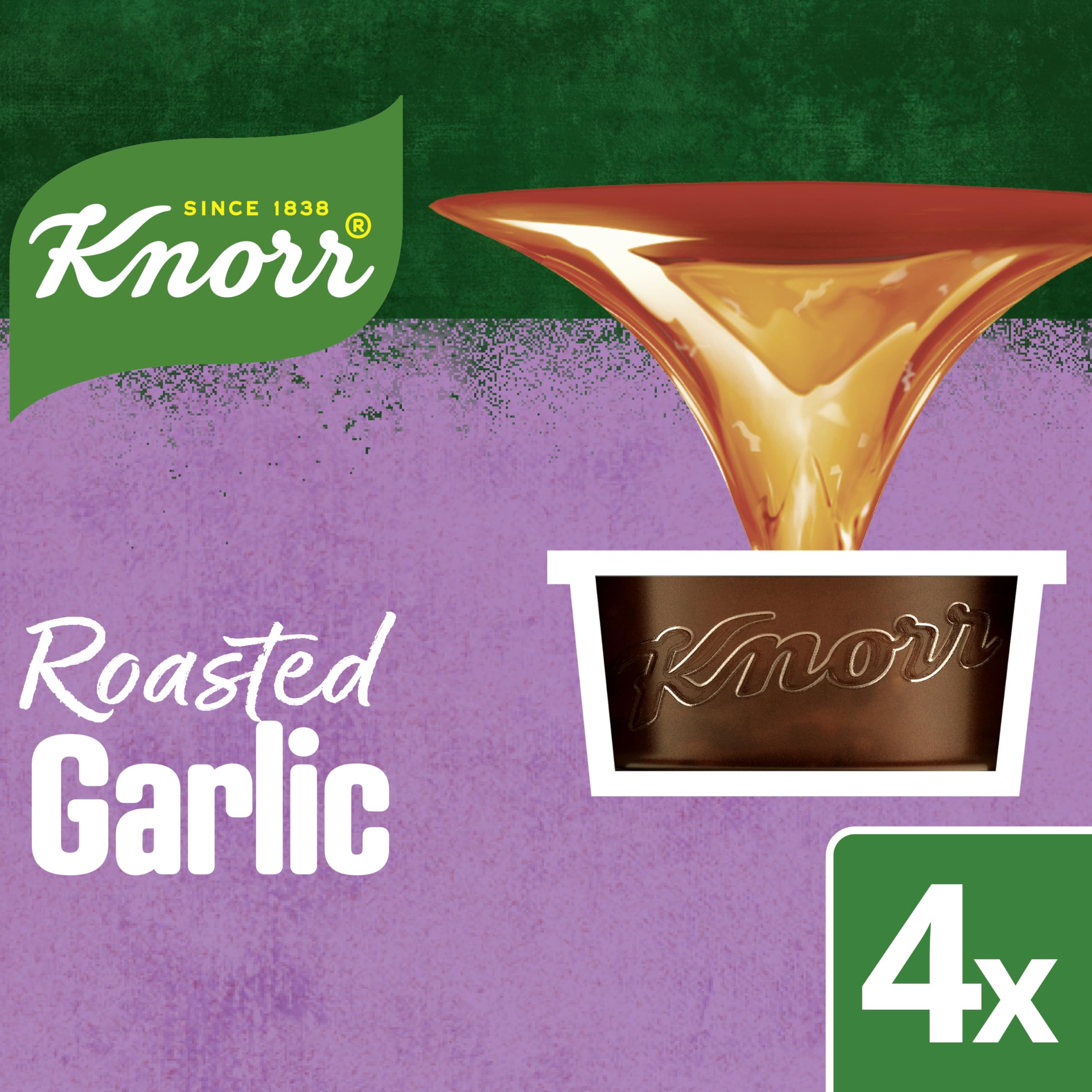 Knorr - Roasted Garlic Stock Pots Pack of 4 3