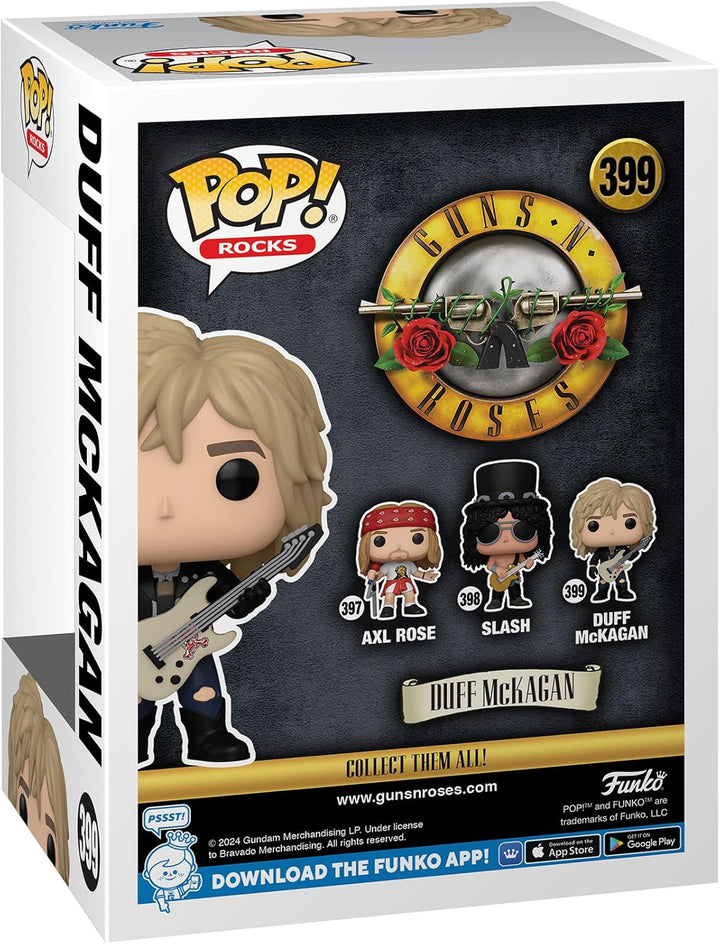 Funko Pop! Rocks Guns N' Roses - Duff McKagan Vinyl Figure (1980's)