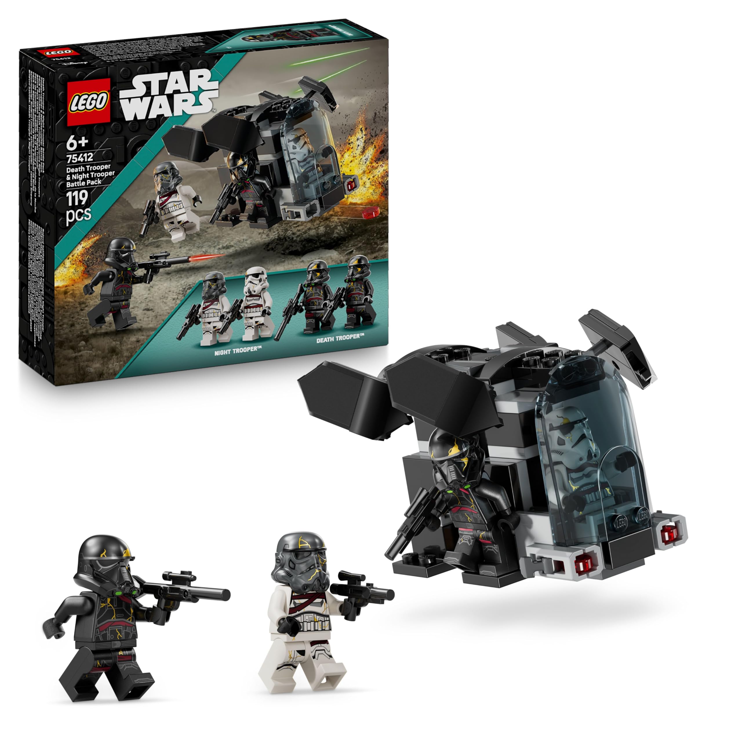 LEGO Star Wars: Ahsoka Death Trooper & Night Trooper Battle Pack 75412 | Ages 6+ 1