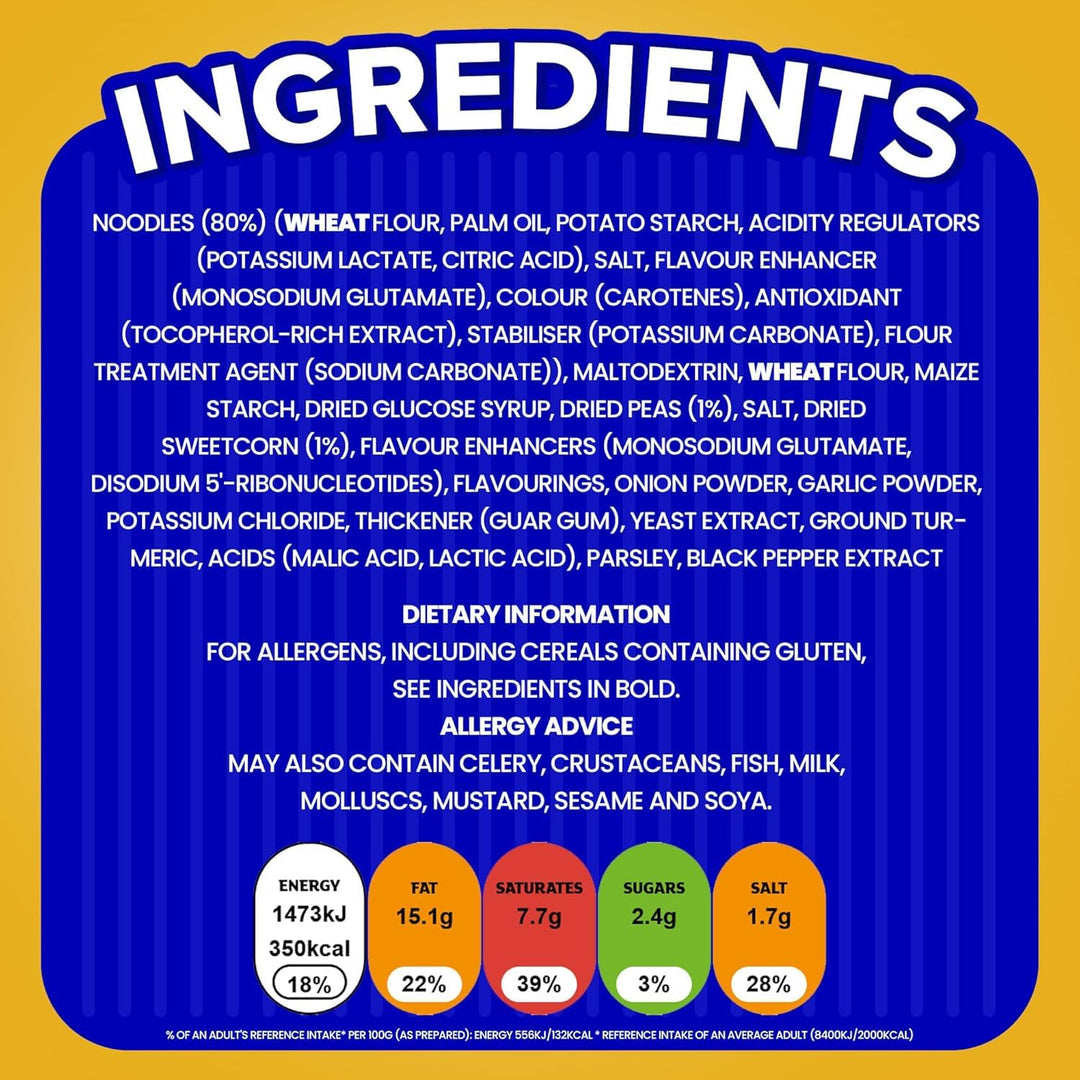 Batchelors Super Noodles Chicken Flavour Instant Noodles (75g, Pack of 8)