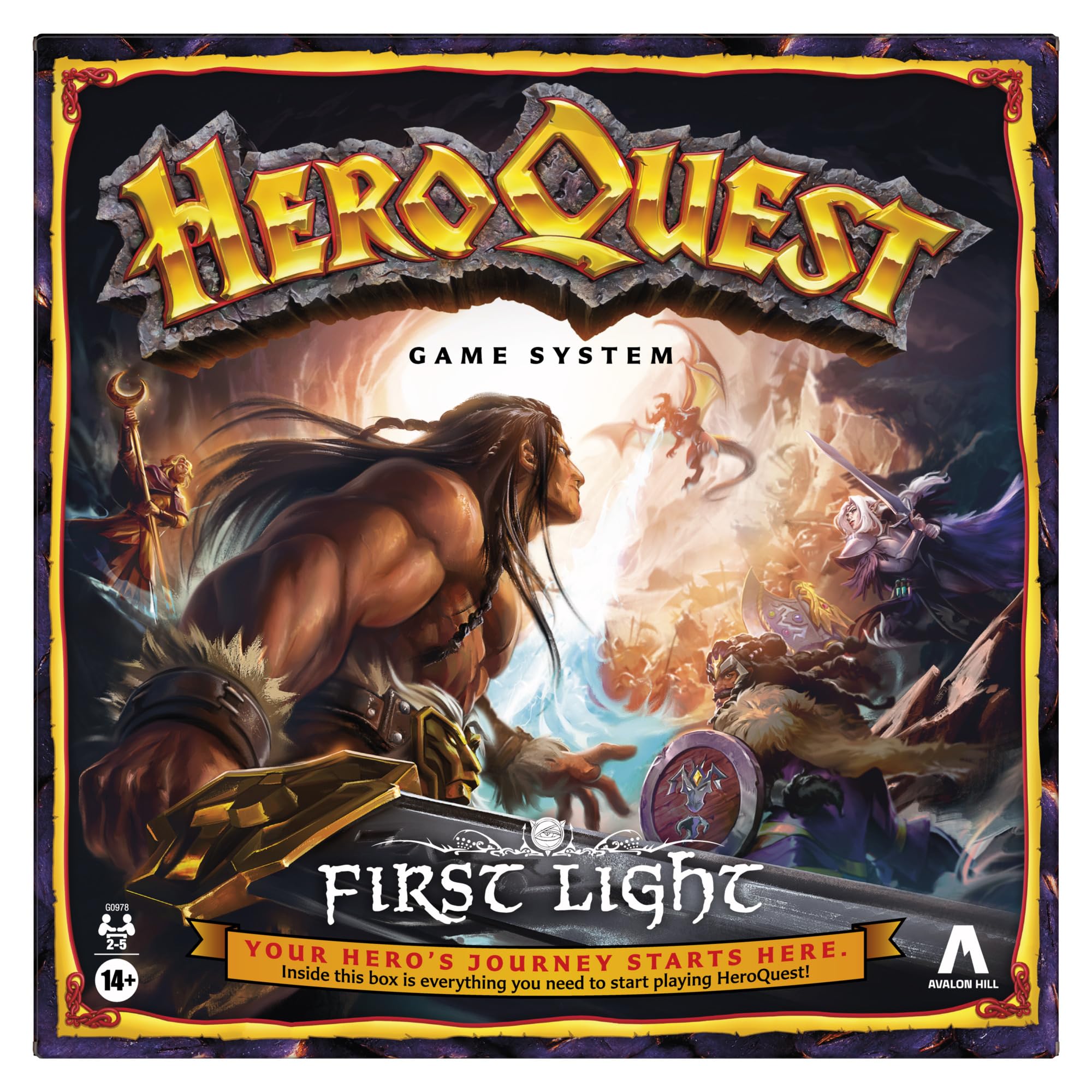 Avalon Hill HeroQuest First Light Game System Board Game - English Version 1