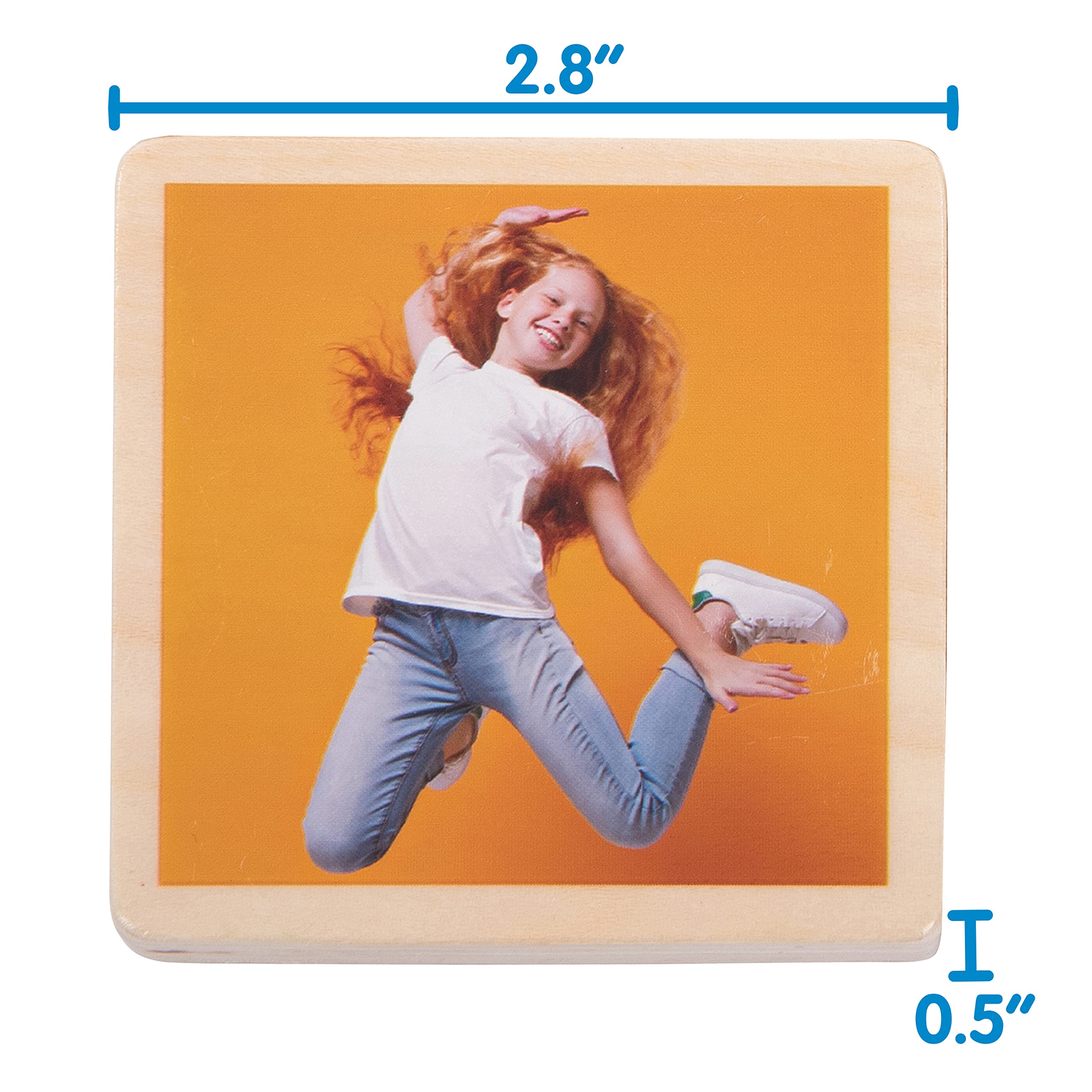 tickit My Emotions Wooden Tiles - 18 Photo Emotion Tiles for Language & Social Skills | Ages 0+ 6