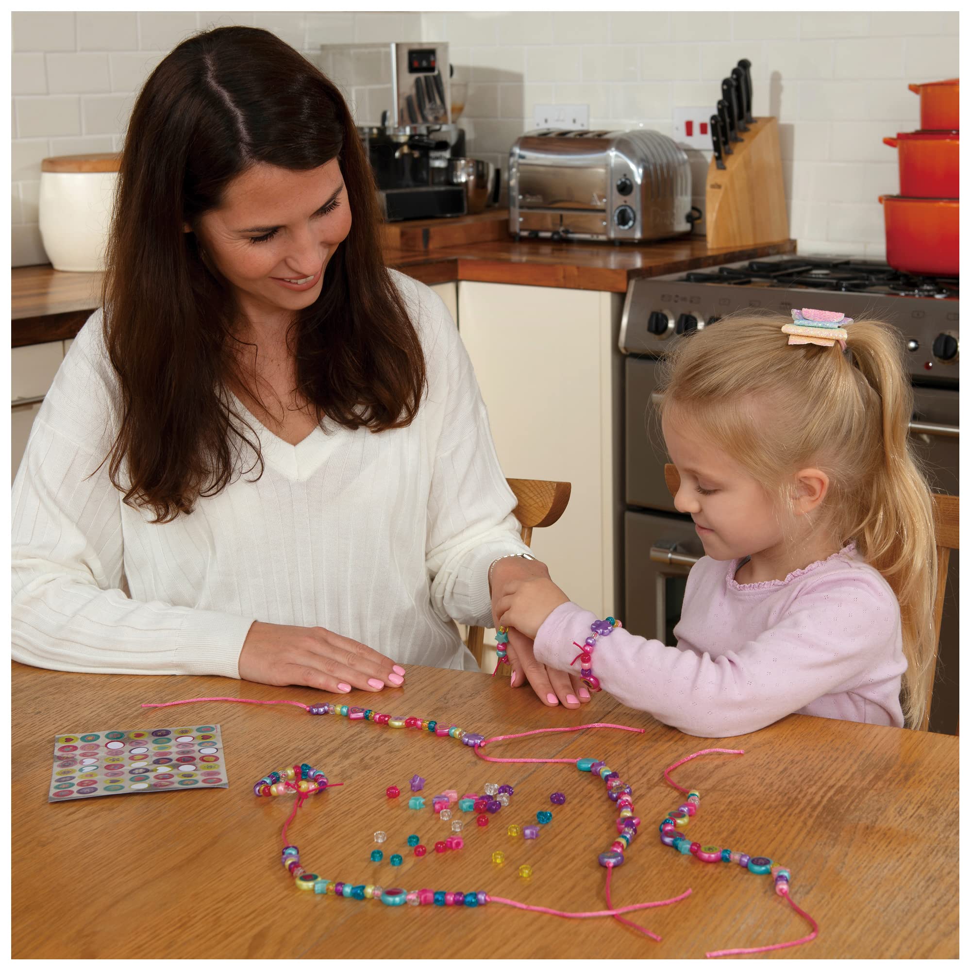 Galt Sparkle Jewellery Craft Kit - Ages 5+ | 185+ Beads | Multi-Color 5