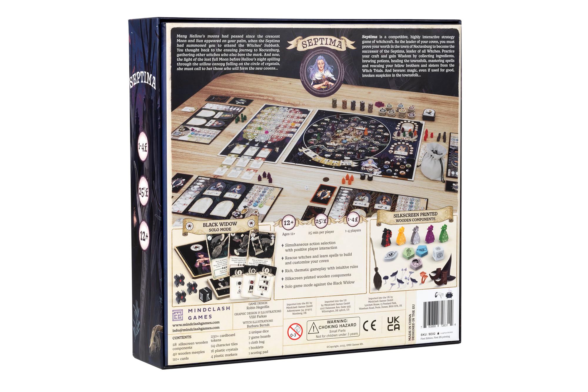 Mindclash Septima Witchcraft Strategy Base Game 6