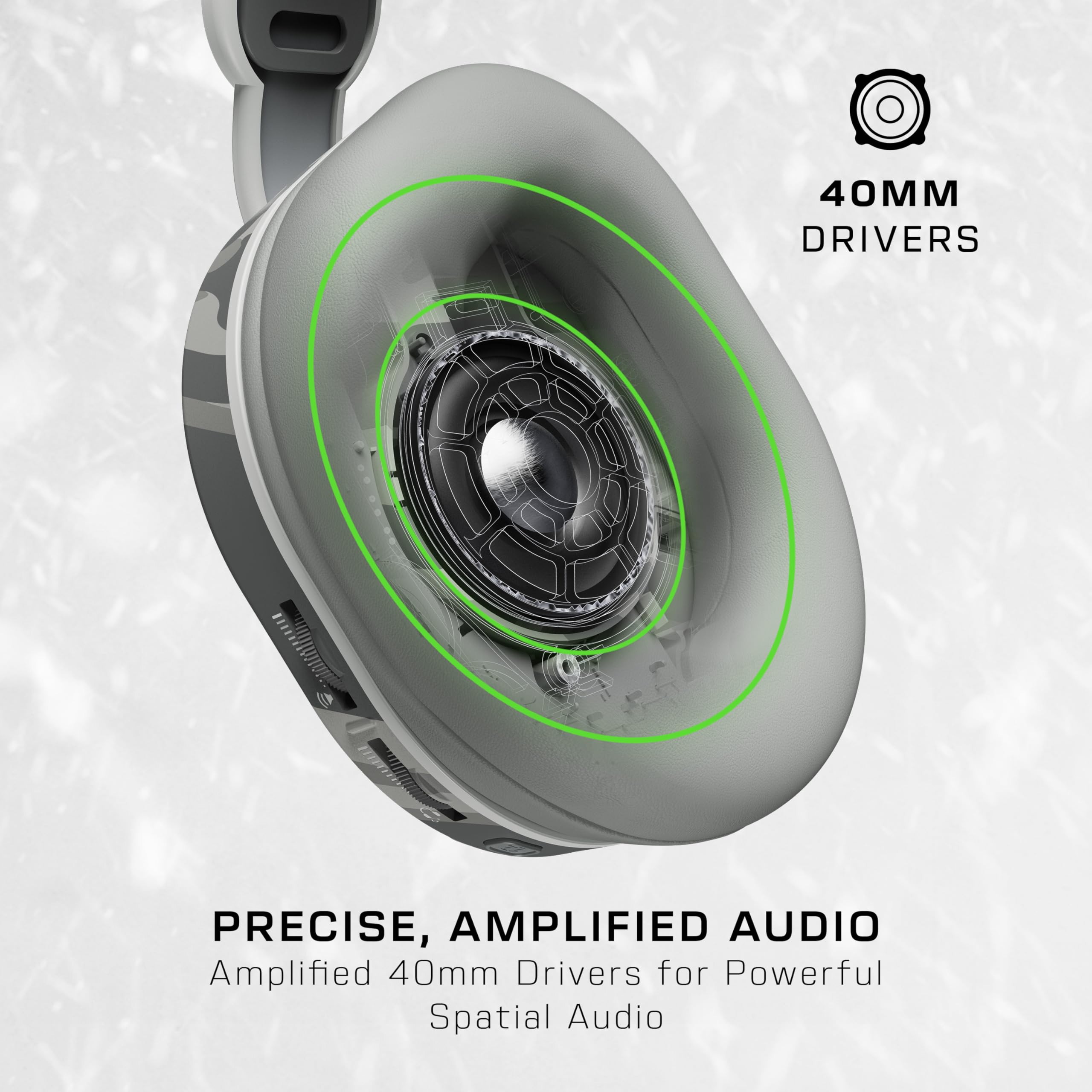 Turtle Beach Stealth 500 Arctic Camo Wireless Gaming Headset for Xbox, PC & Mobile 6