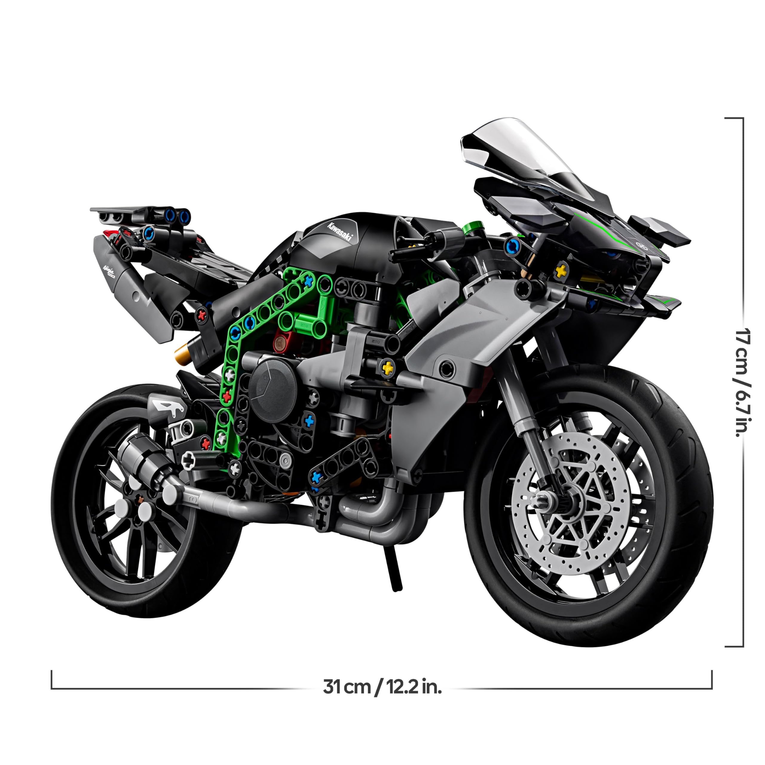 LEGO Technic 42170 Kawasaki Ninja H2R Motorcycle Model Kit | 1:8 Scale | Ages 10+ 6