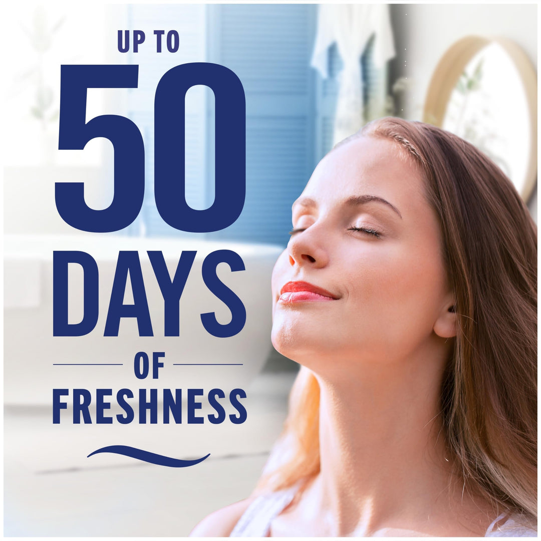 Febreze Bathroom Air Freshener - Odour Fighter with White Jasmine Scent, 8 Items