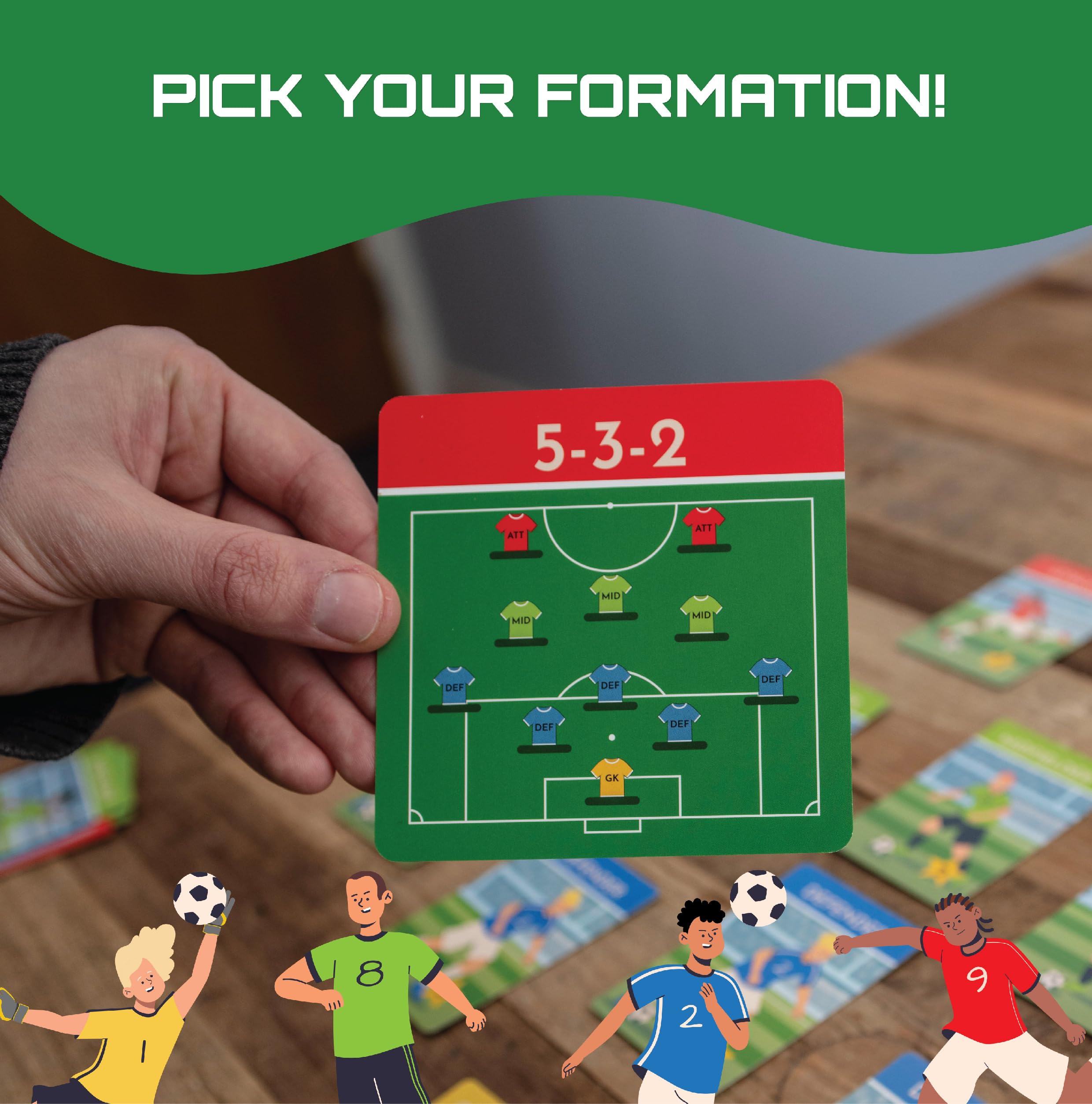 Boxer Gifts Dream Team Football Card Game for Kids 4