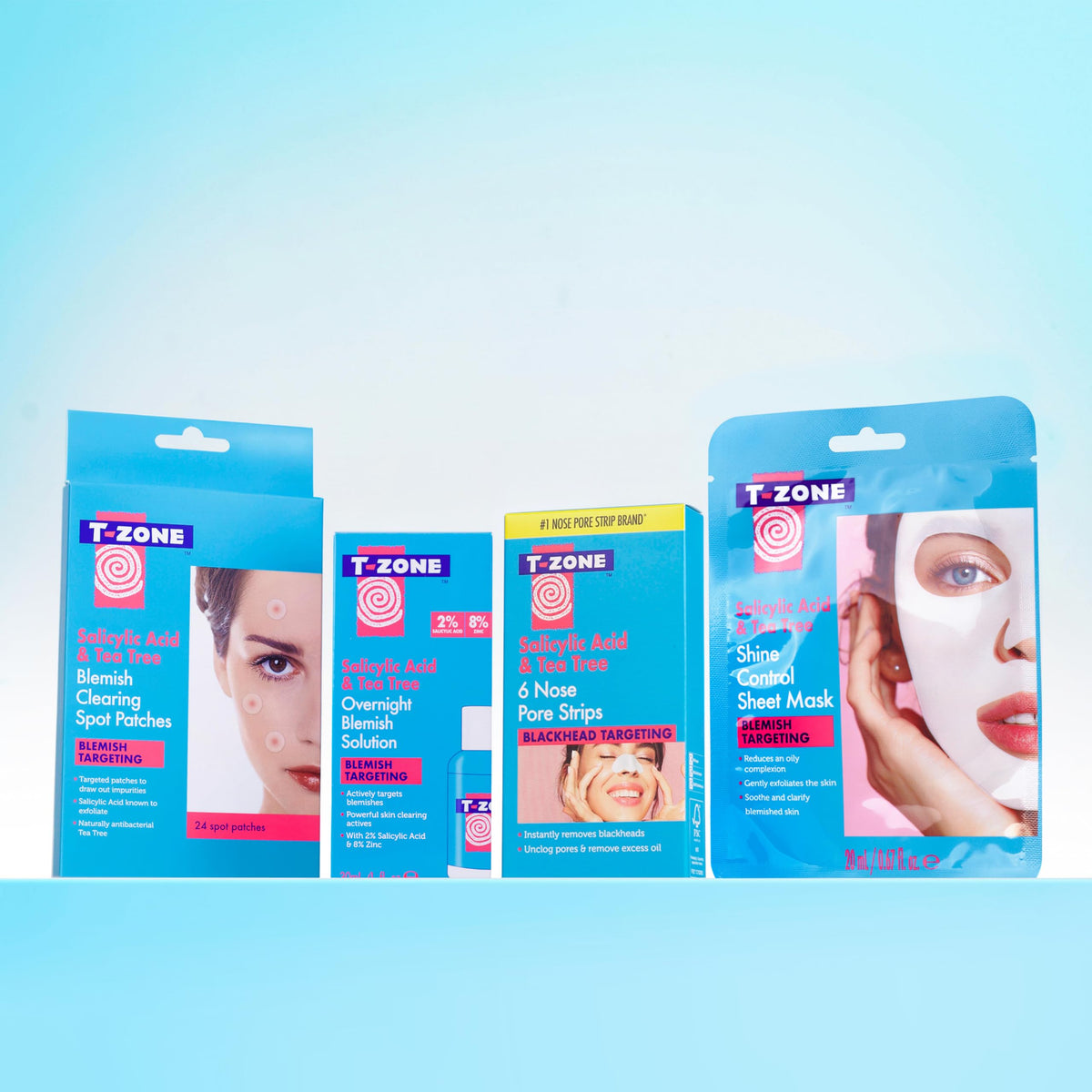T-Zone Salicylic Acid & Tea Tree Shine Control Sheet Mask - 20ml 5