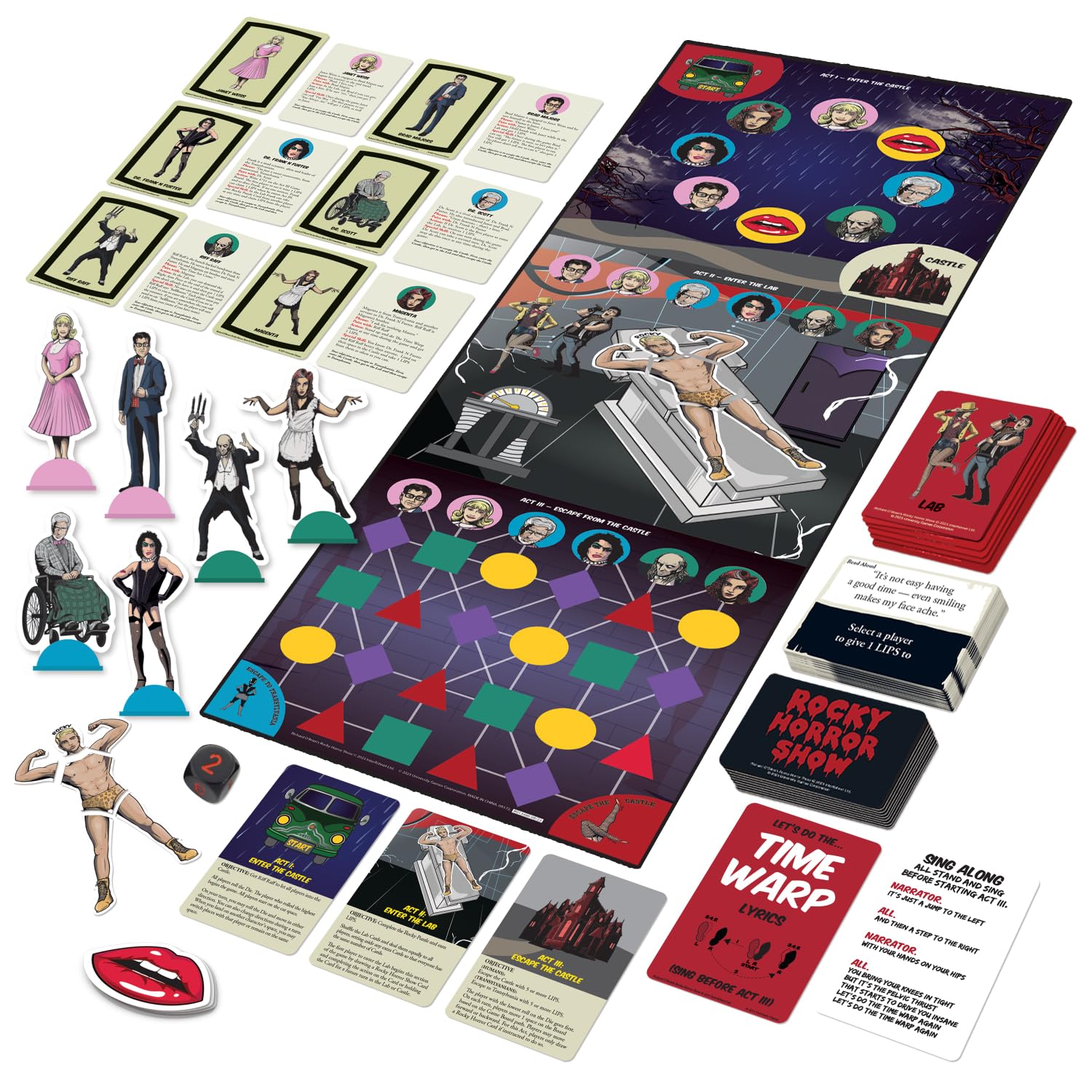 University Games Rocky Horror Show Party Board Game 6